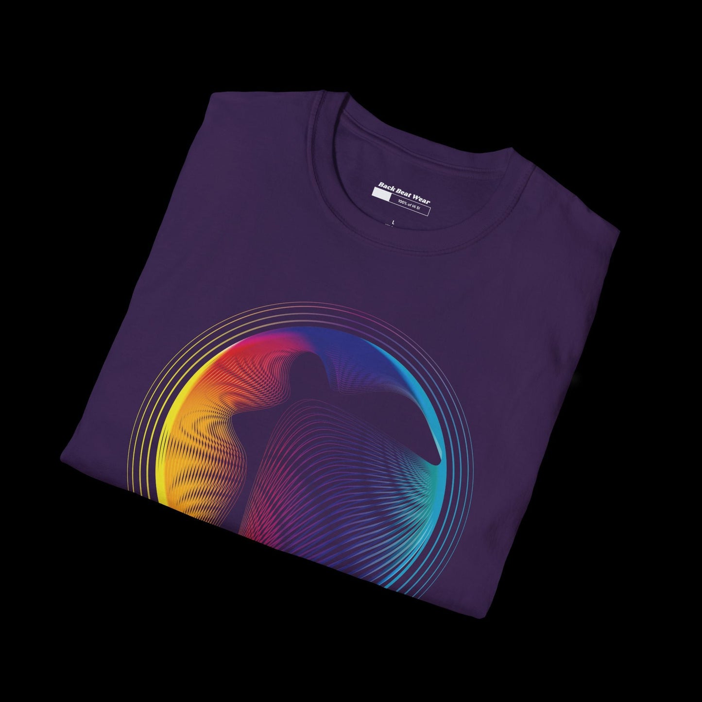Electronic Pulse Front Print | Electronic Music T-Shirt BackBeat Wear T-Shirt