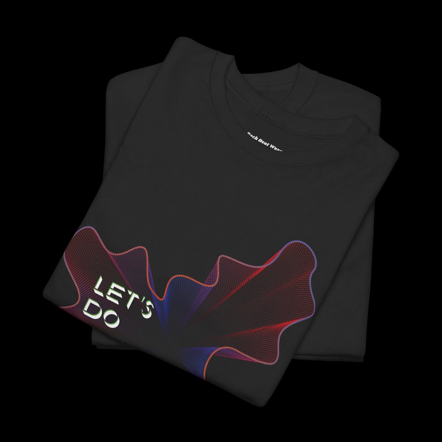 Let’s Do Techno: Abstract Rave Front Print
