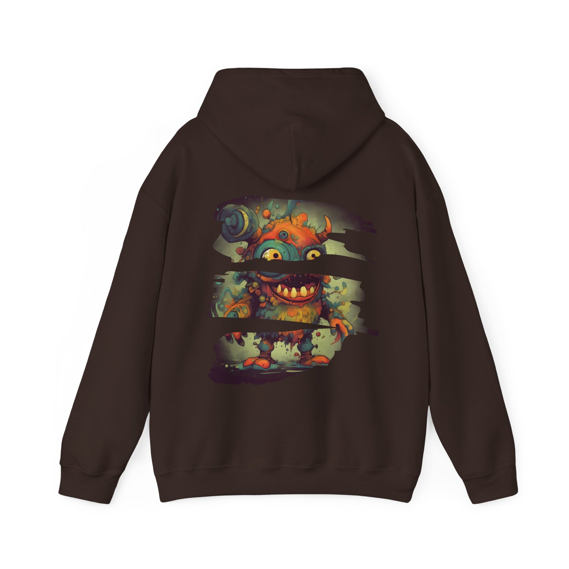 Monster Madness Hoodie: Glitch Art Statement - BackBeat Wear