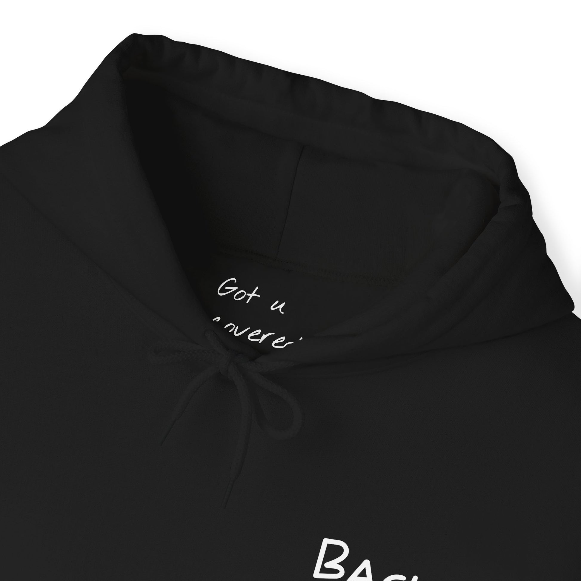 Urban Angel Hoodie: Neon Renaissance Collage - BackBeat Wear