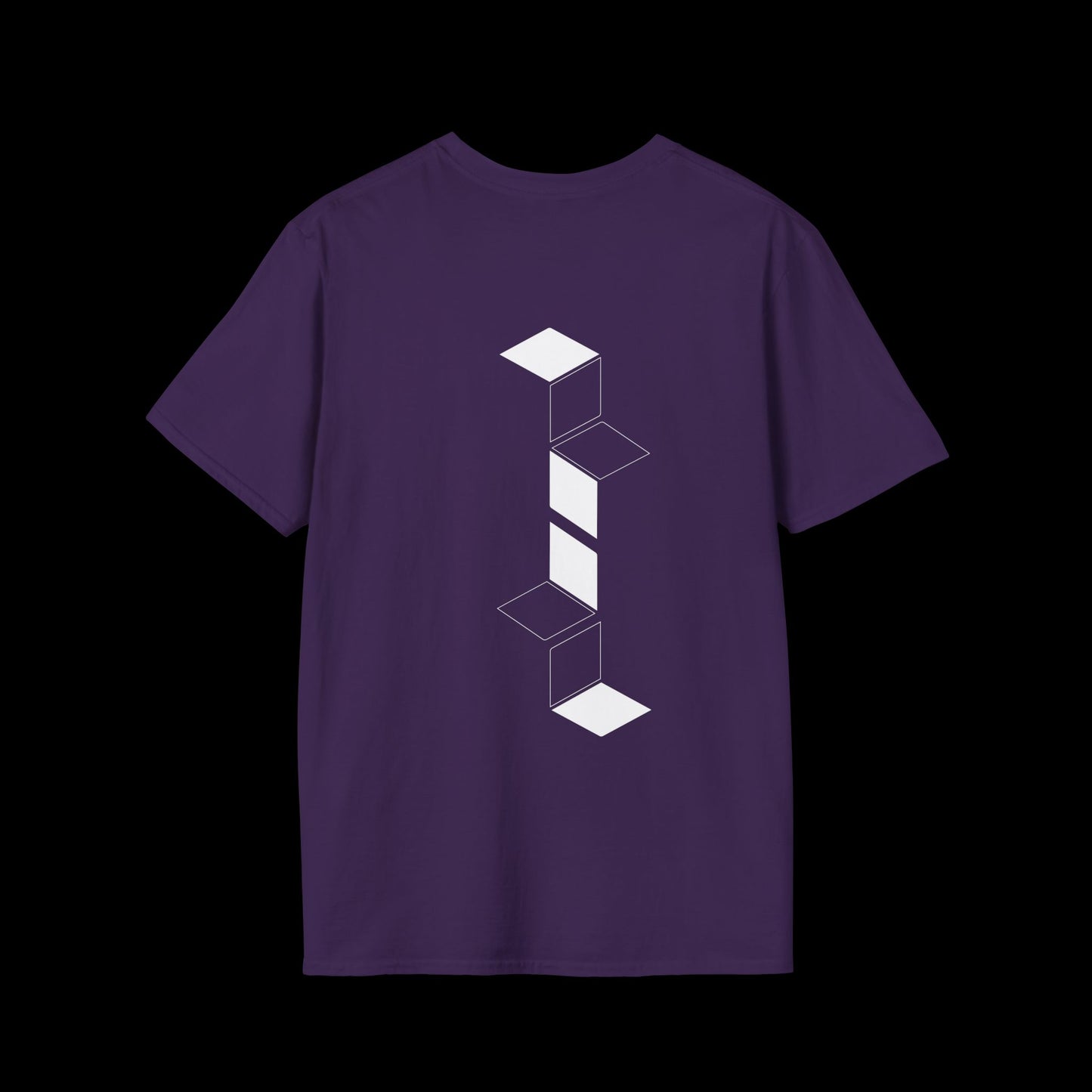 Geometric Flow: Minimalist Cube Design T-Shirt