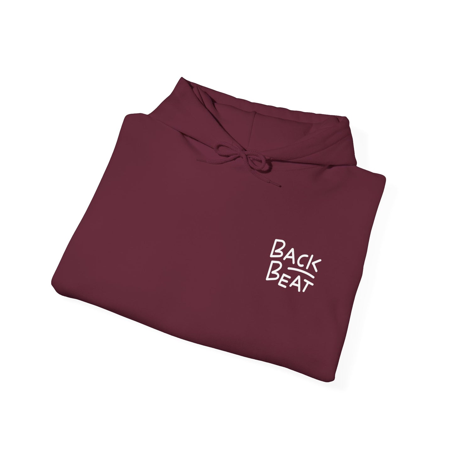 White Cross Hoodie – Bold and Minimalist Design - BackBeat Wear