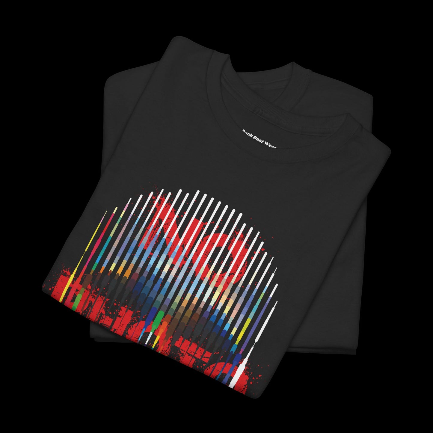 No Photo Policy: Glitch Skull Front Print