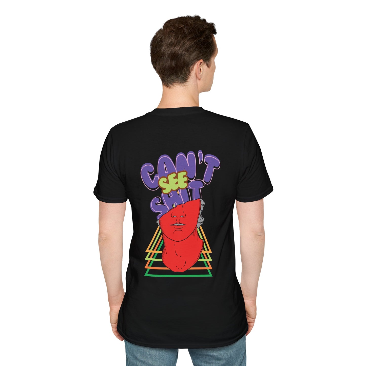 Can’t See Shit Graphic T-Shirt – Bold Typography | Street Culture Statement - BackBeat Wear