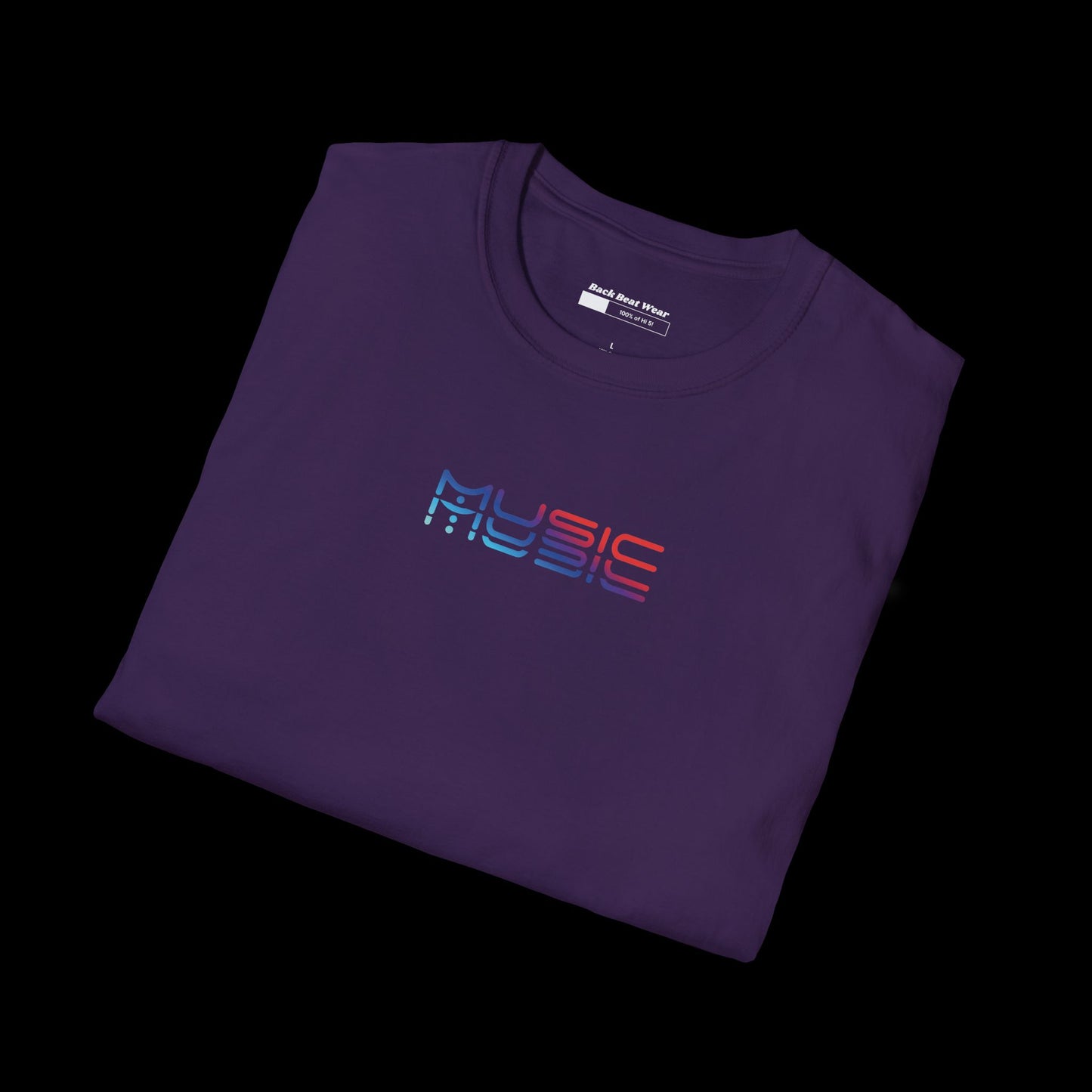 Music Journey T-Shirt | 3D Abstract Techno Design