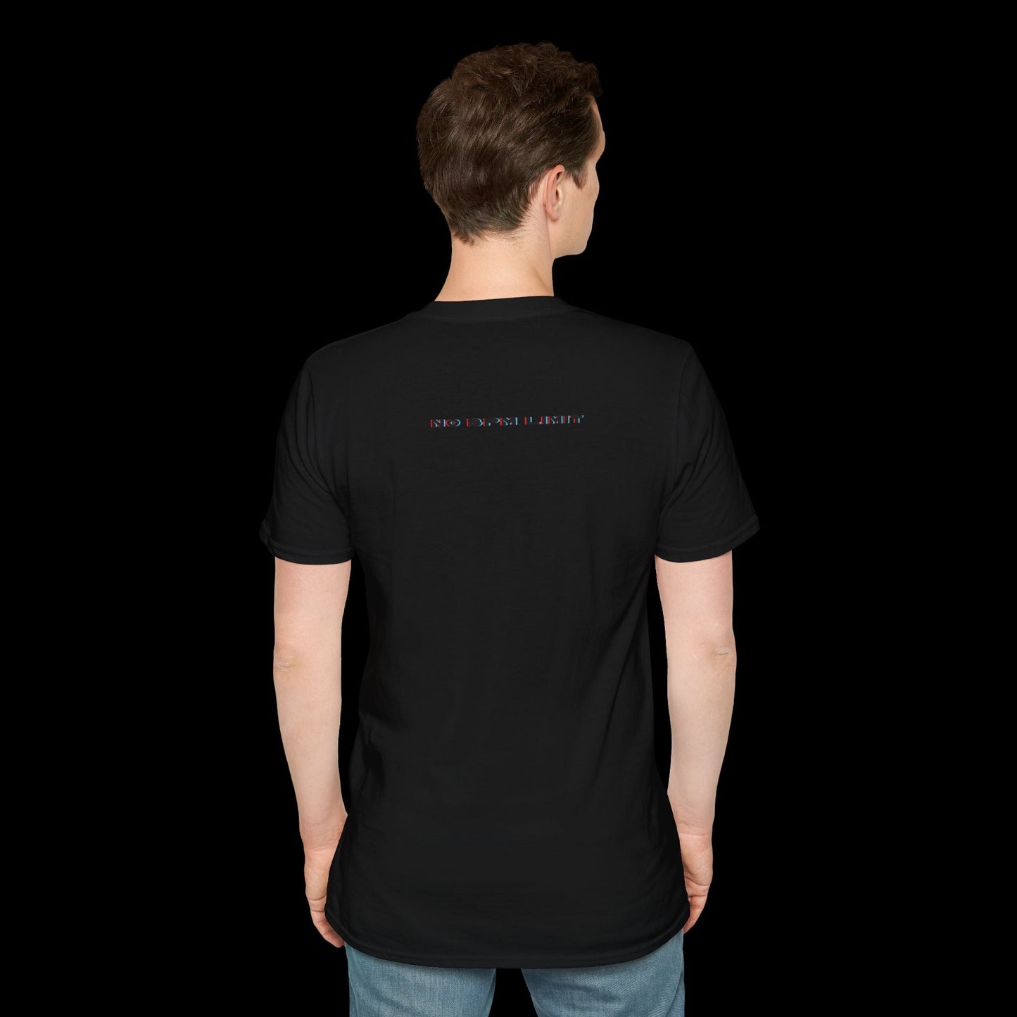 No BPM Limit Vinyl Skull Front Print BackBeat Wear T-Shirt