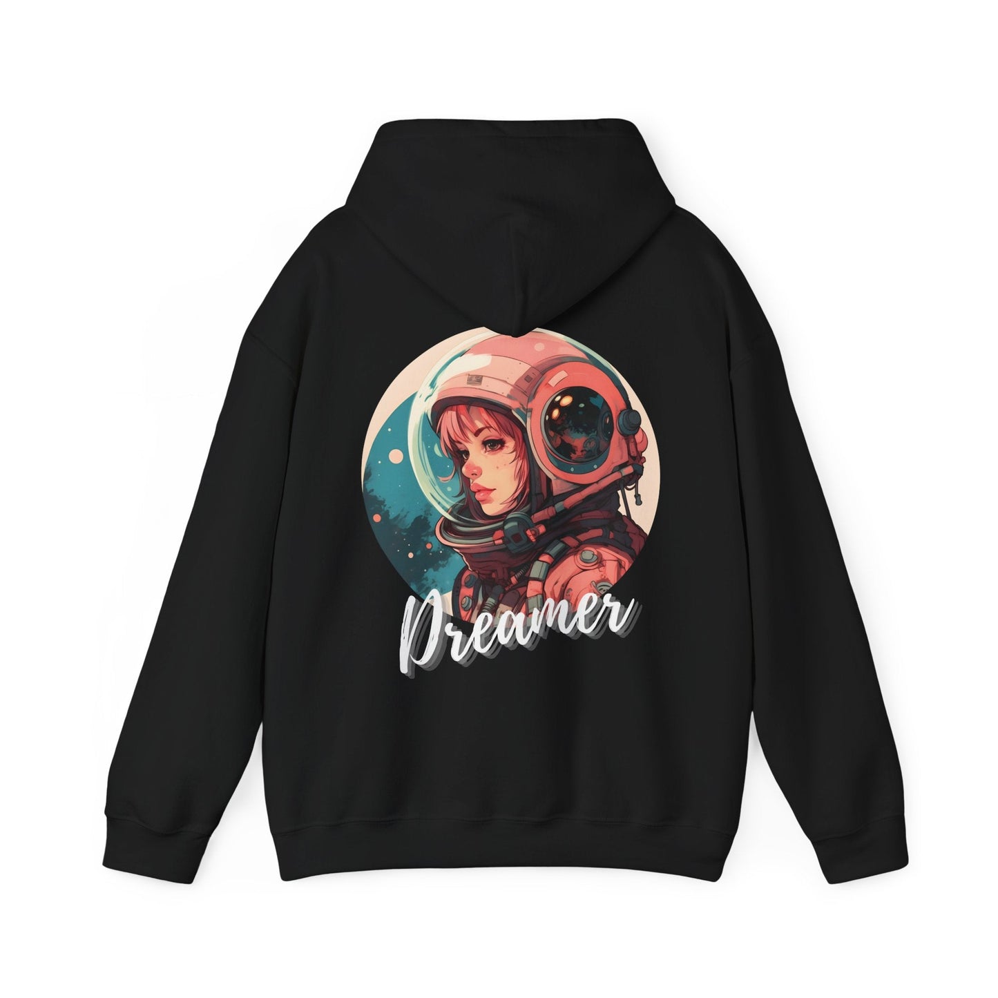 Dreamer Astronaut Hoodie – Bold Streetwear for Visionaries  BackBeat Wear Hoodie