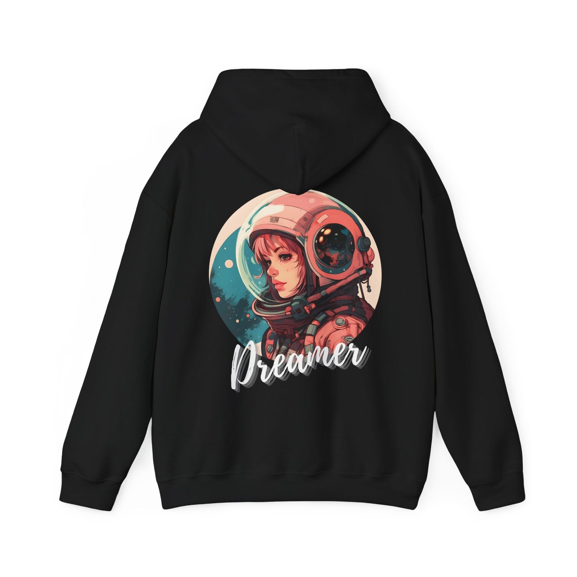 Dreamer Astronaut Hoodie – Bold Streetwear for Visionaries  BackBeat Wear Hoodie