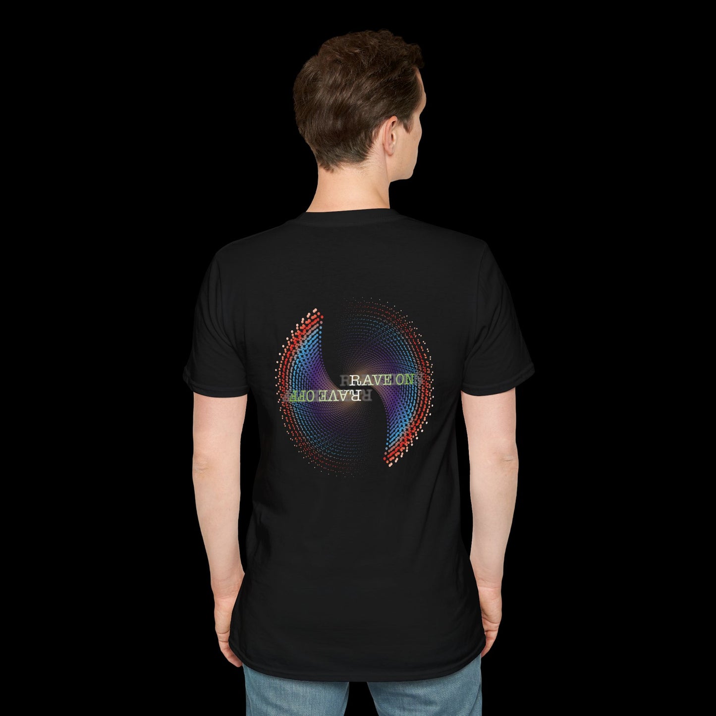 Rave on Rave Off T-Shirt | Psychedelic Graphic Tee for Ravers