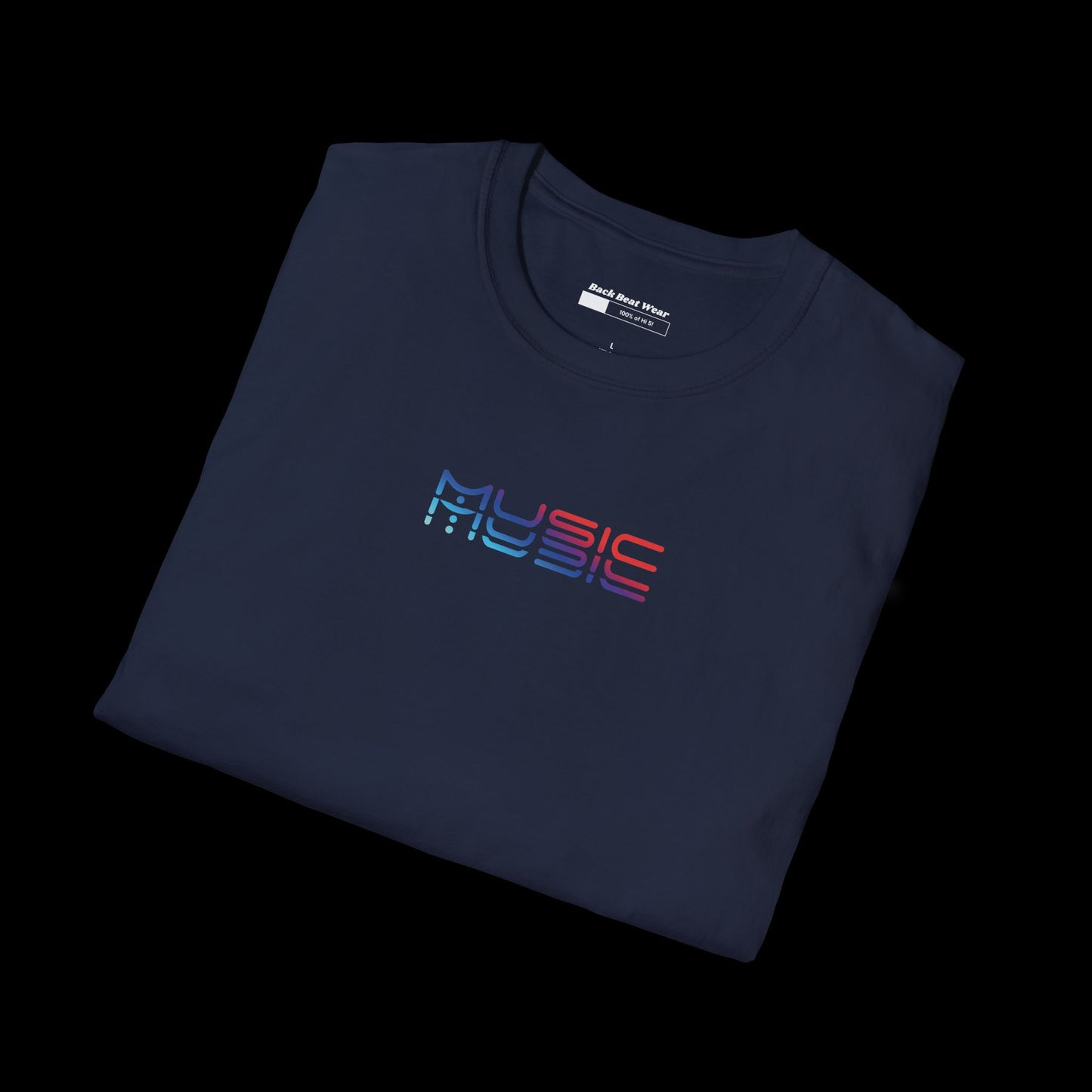 Music Journey T-Shirt | 3D Abstract Techno Design