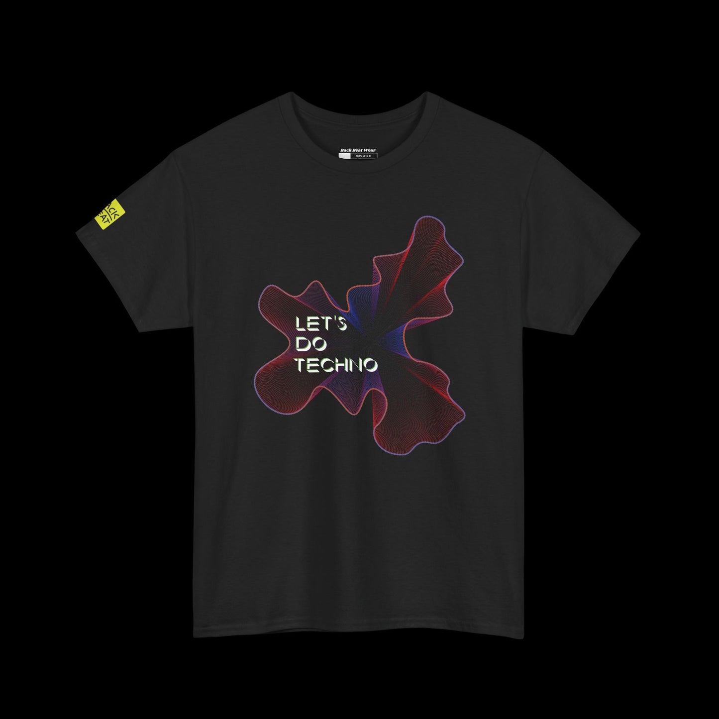 Let’s Do Techno: Abstract Rave Front Print