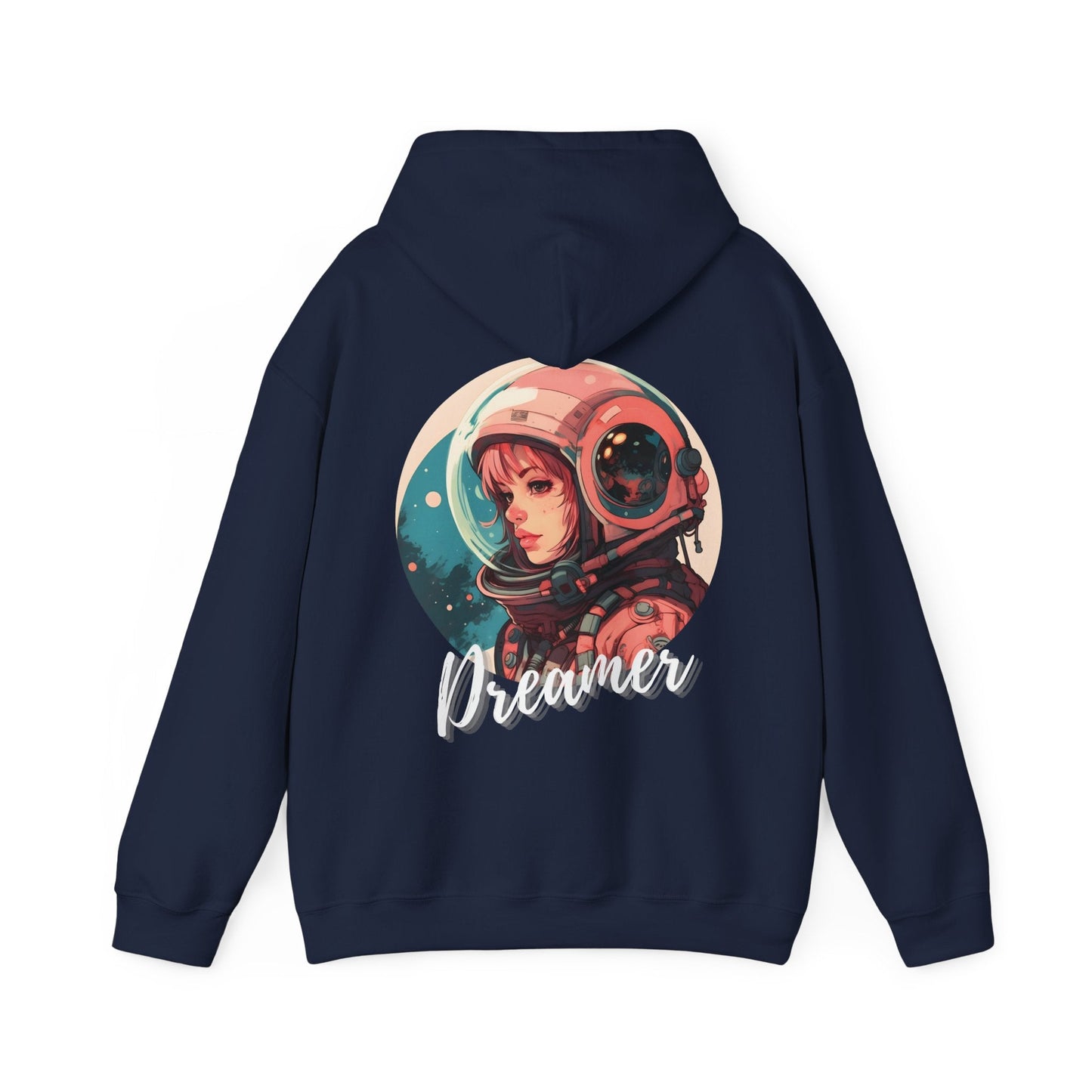 Dreamer Astronaut Hoodie – Bold Streetwear for Visionaries  BackBeat Wear Hoodie