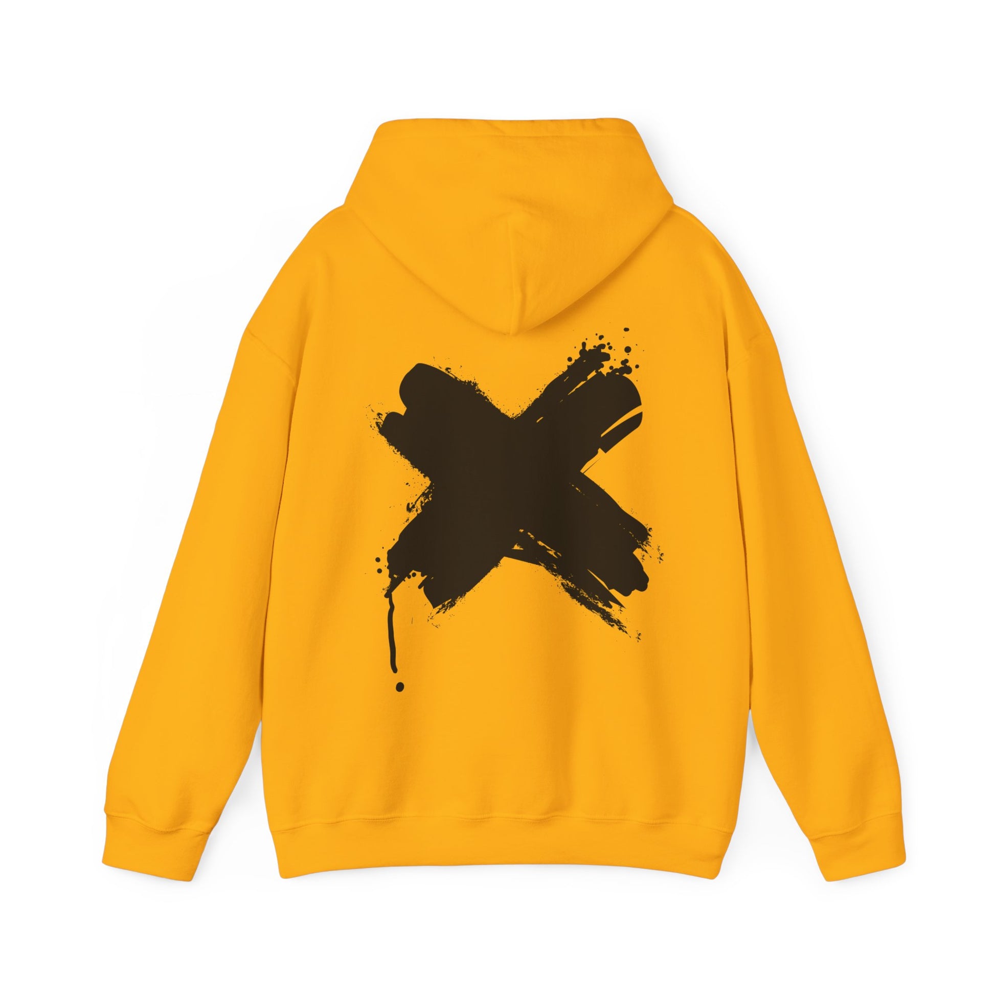 White Cross Hoodie – Bold and Minimalist Design - BackBeat Wear