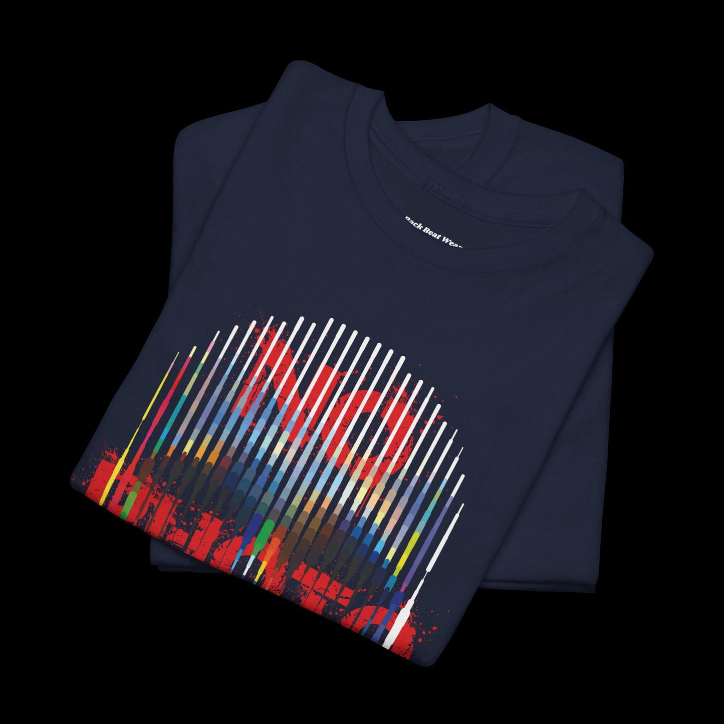 No Photo Policy: Glitch Skull Front Print
