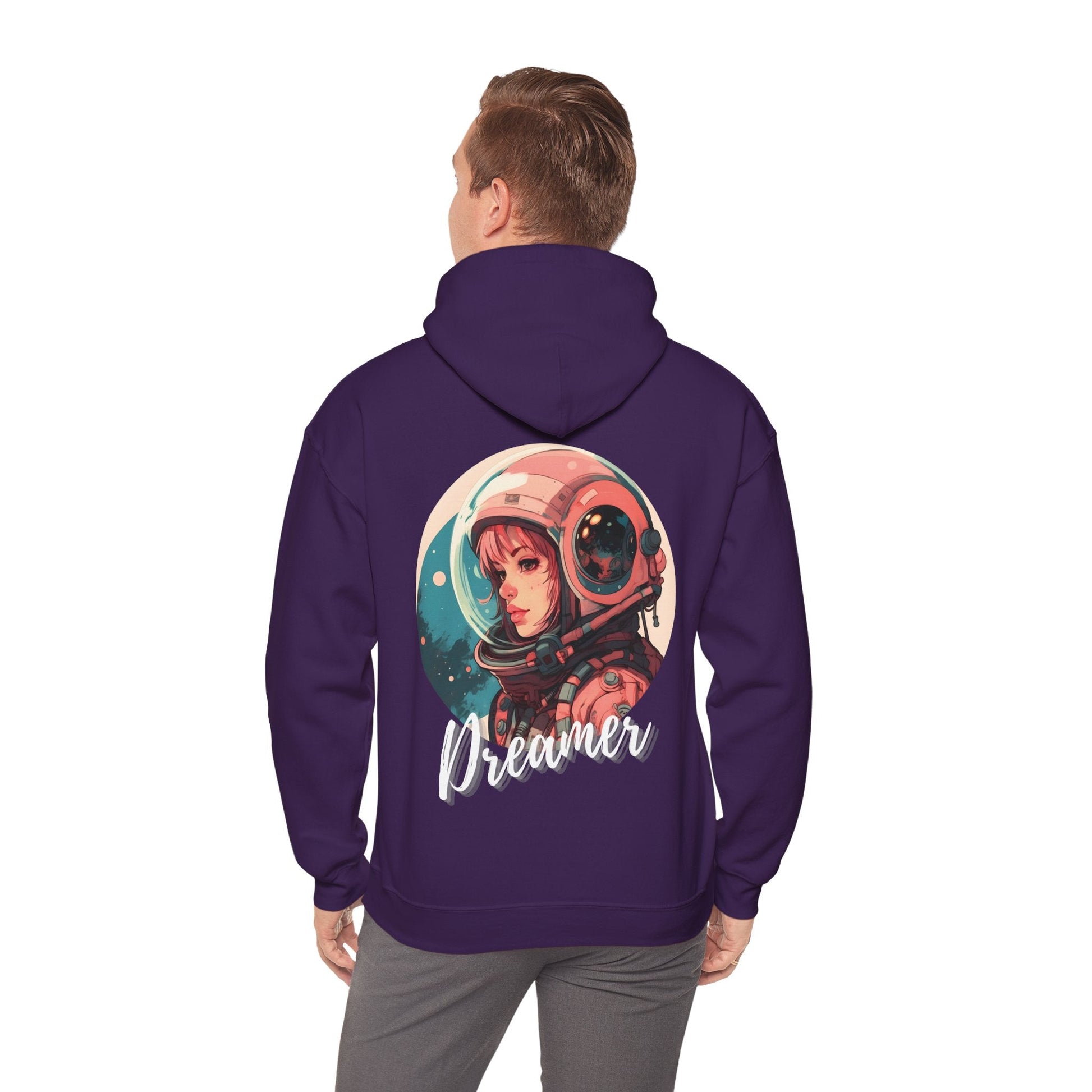 Dreamer Astronaut Hoodie – Bold Streetwear for Visionaries  BackBeat Wear Hoodie