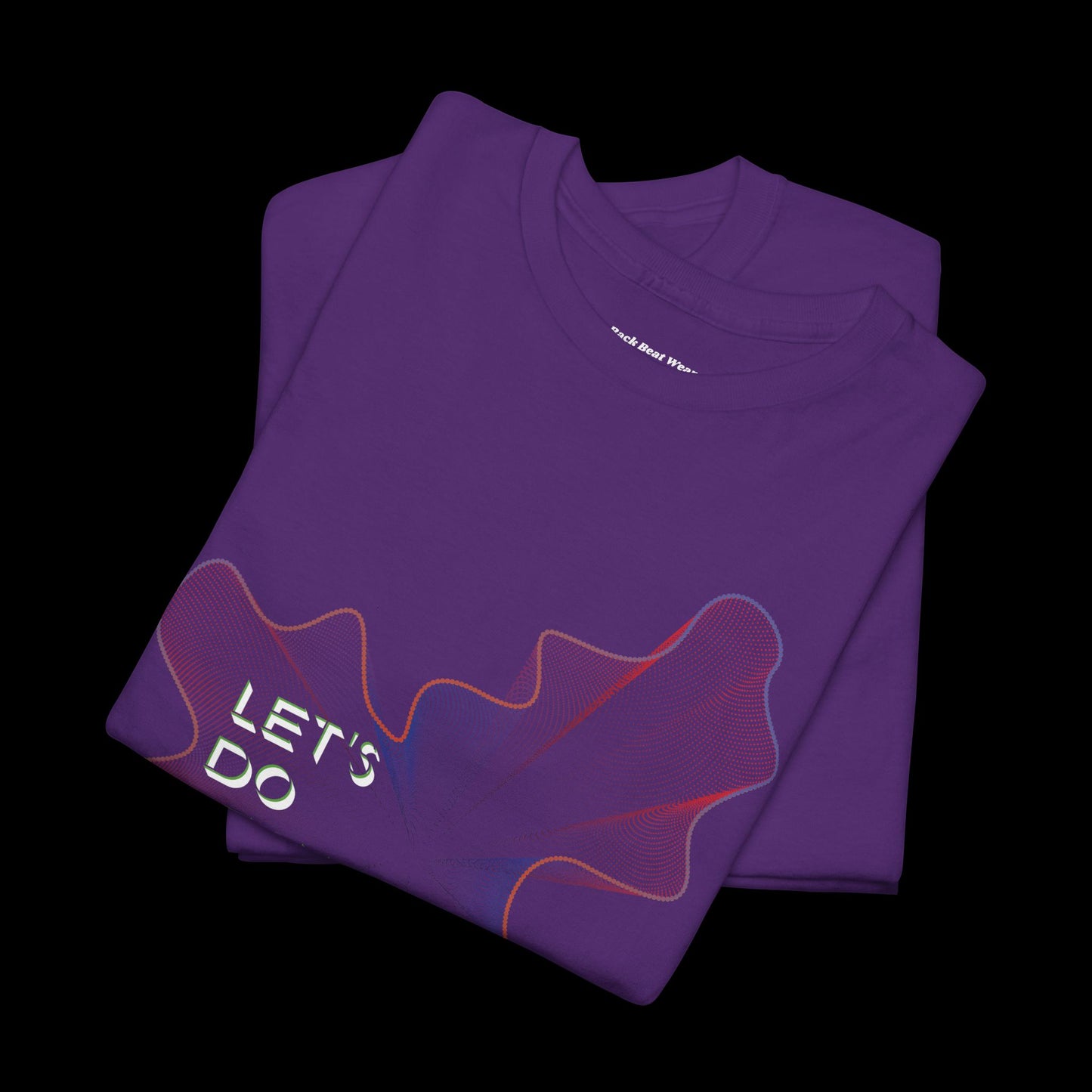 Let’s Do Techno: Abstract Rave Front Print