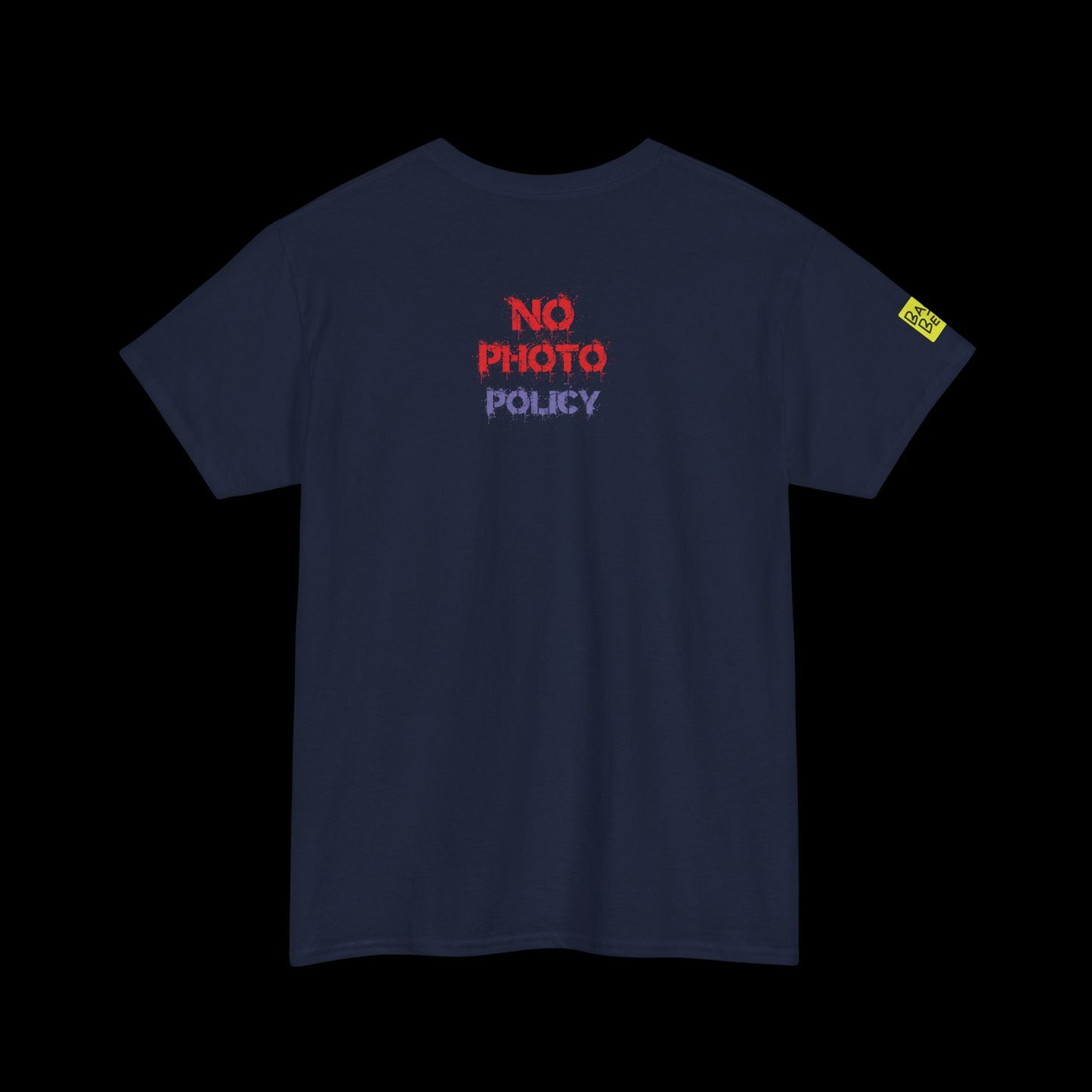 No Photo Policy: Glitch Skull Front Print