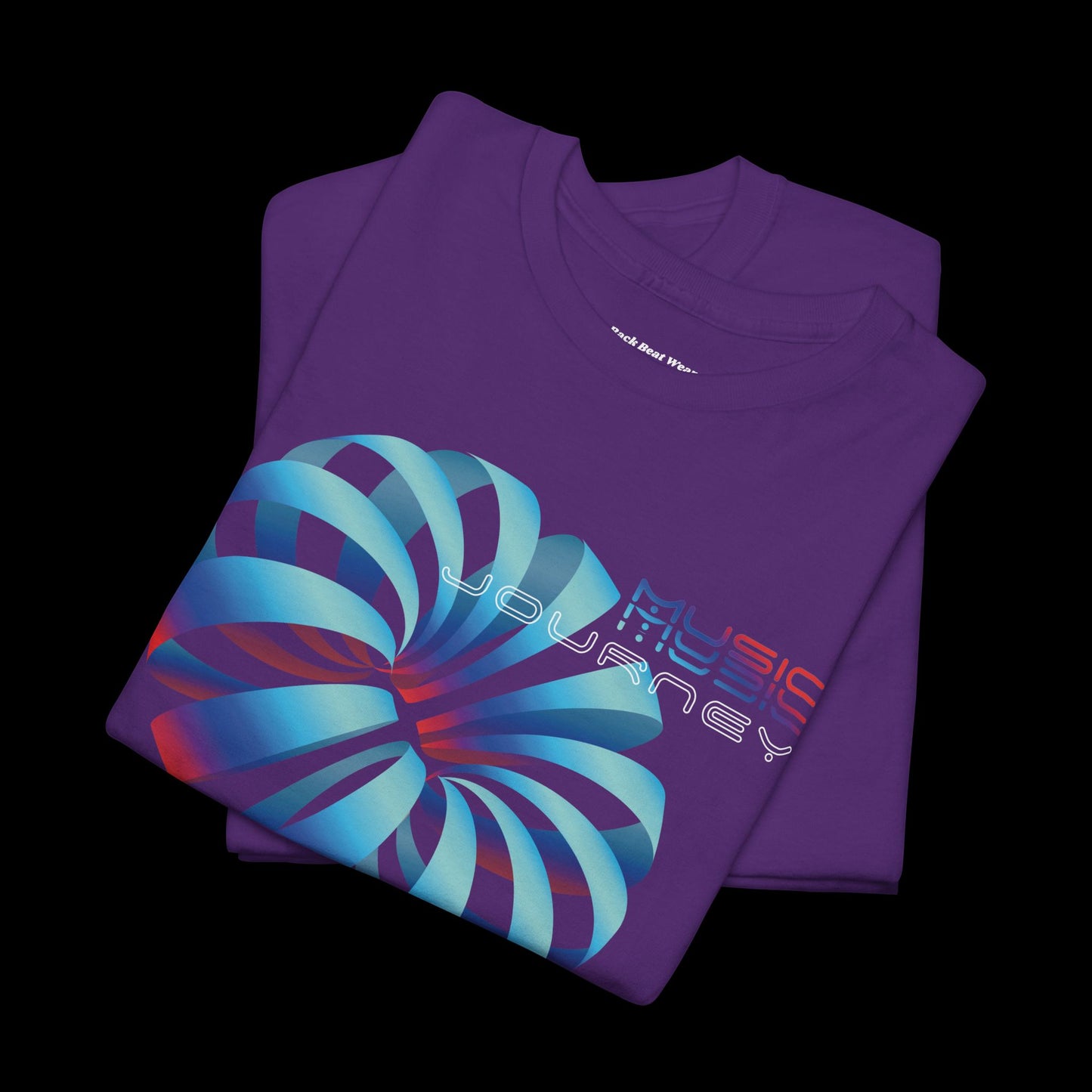 Music Journey Front Print | 3D Abstract Techno Design