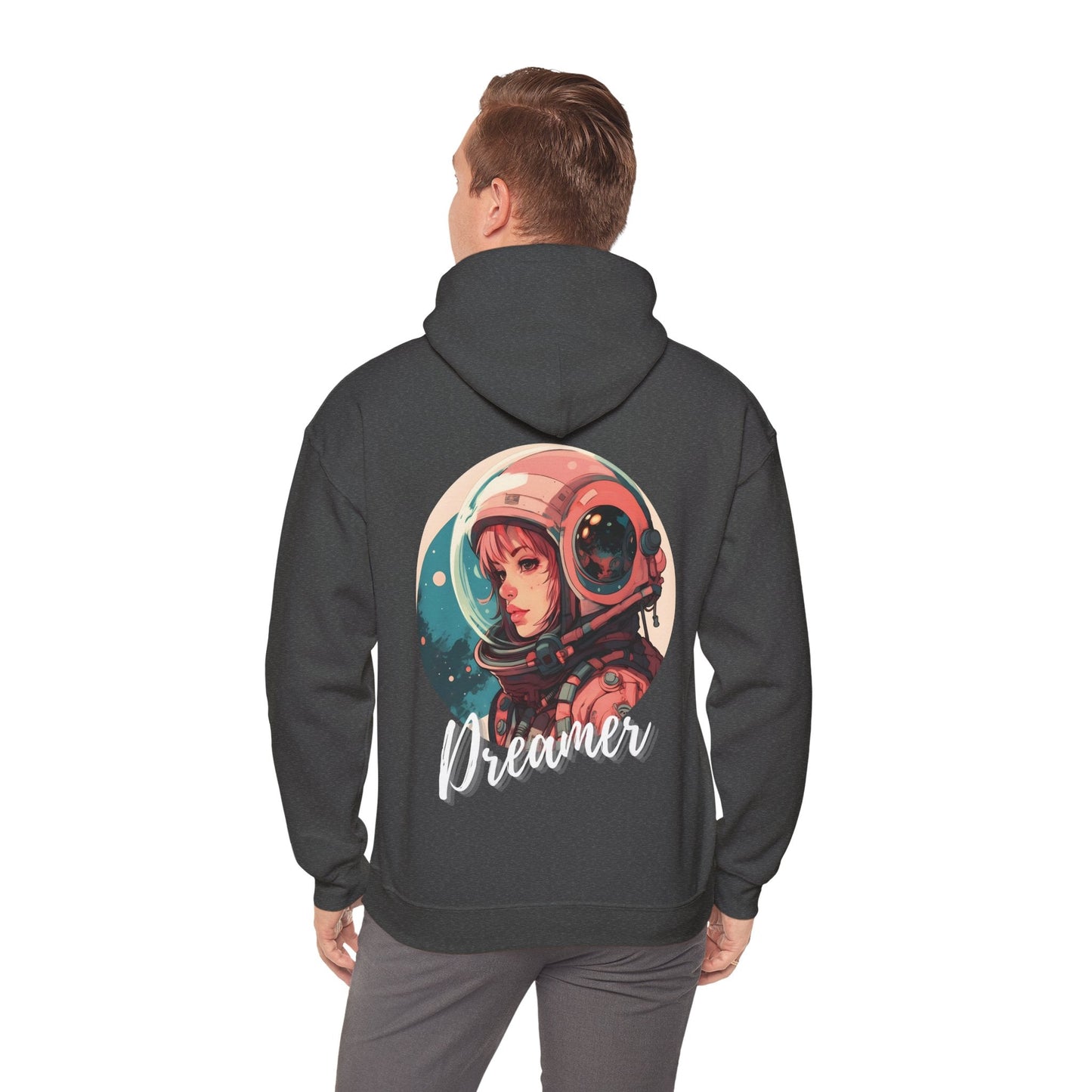 Dreamer Astronaut Hoodie – Bold Streetwear for Visionaries  BackBeat Wear Hoodie