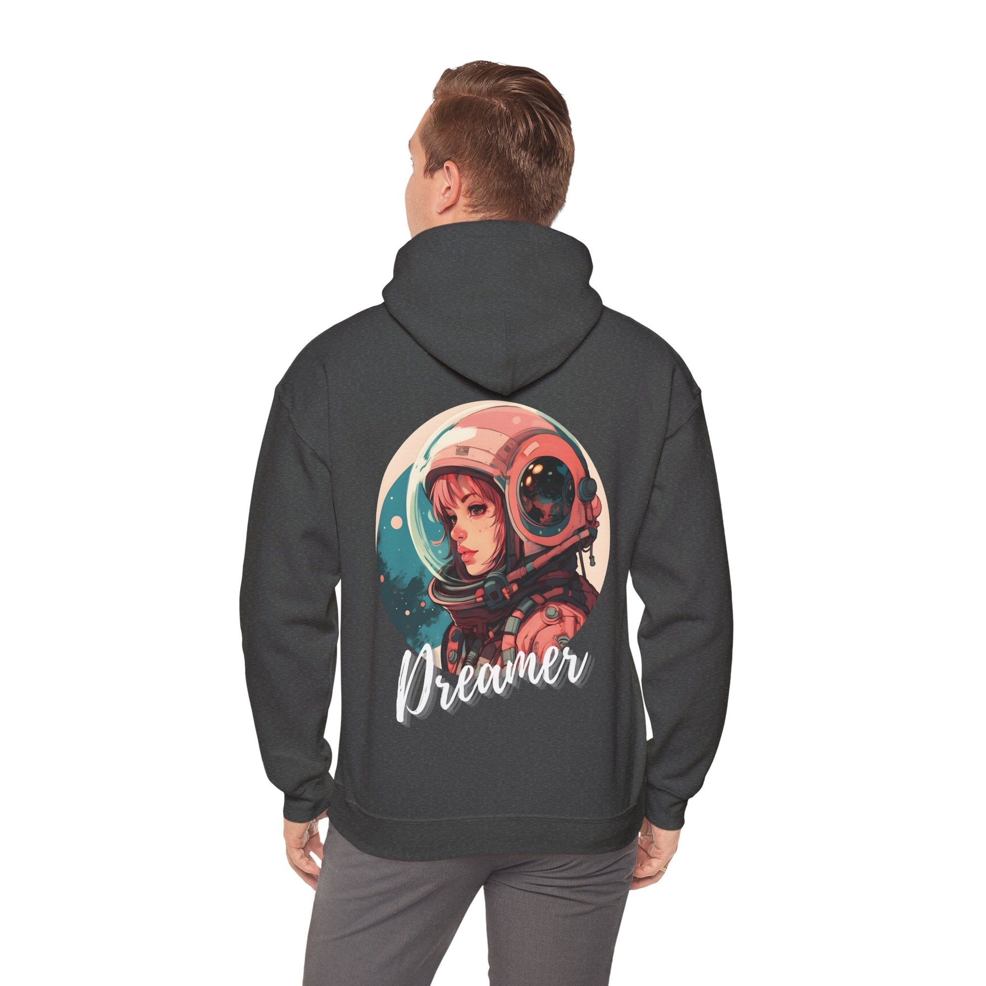 Dreamer Astronaut Hoodie – Bold Streetwear for Visionaries  BackBeat Wear Hoodie