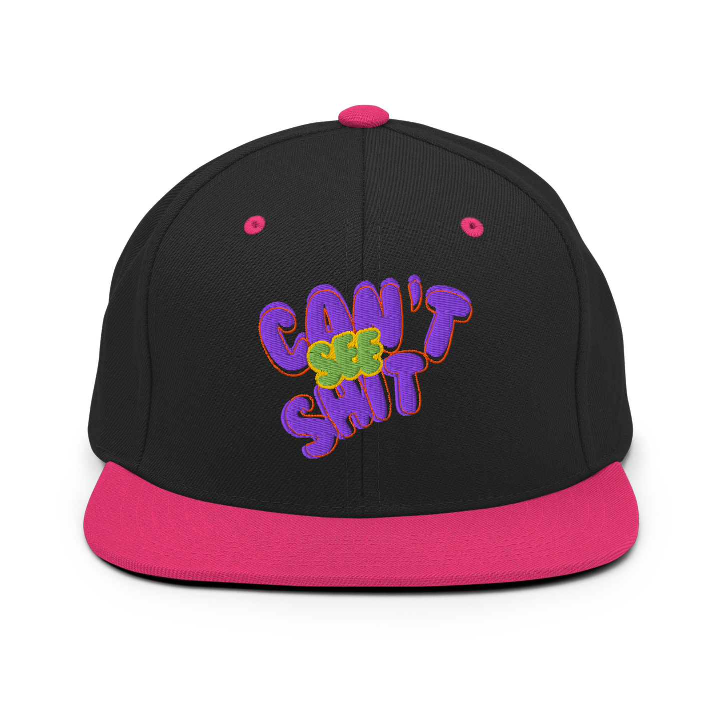 Can’t See Sh*t Snapback Hat | Playful Streetwear Accessory  BackBeat Wear