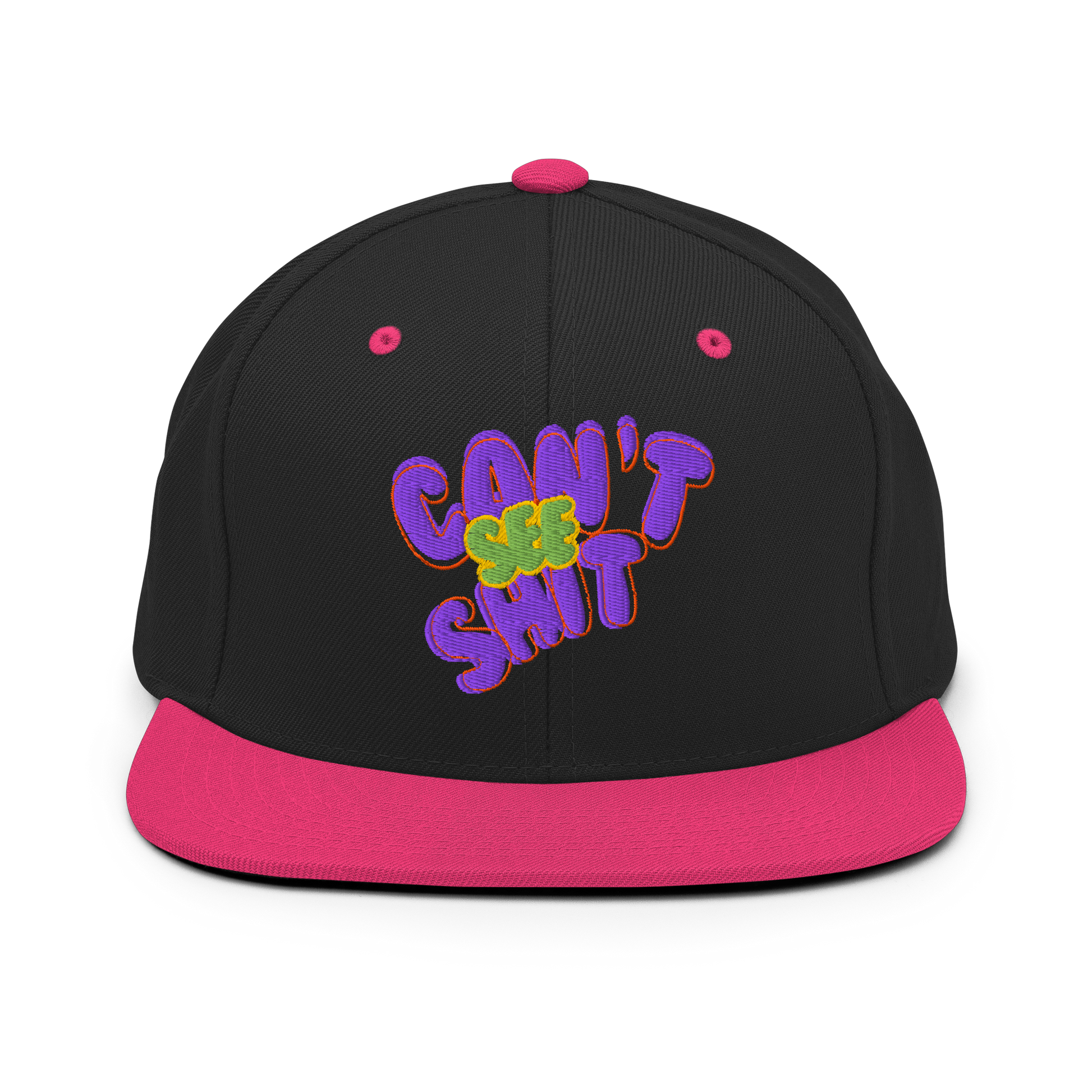 Can’t See Sh*t Snapback Hat | Playful Streetwear Accessory  BackBeat Wear