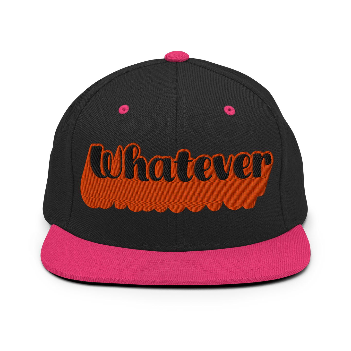 "Whatever" Snapback Hat | Urban Street Style Embroidered Cap  BackBeat Wear