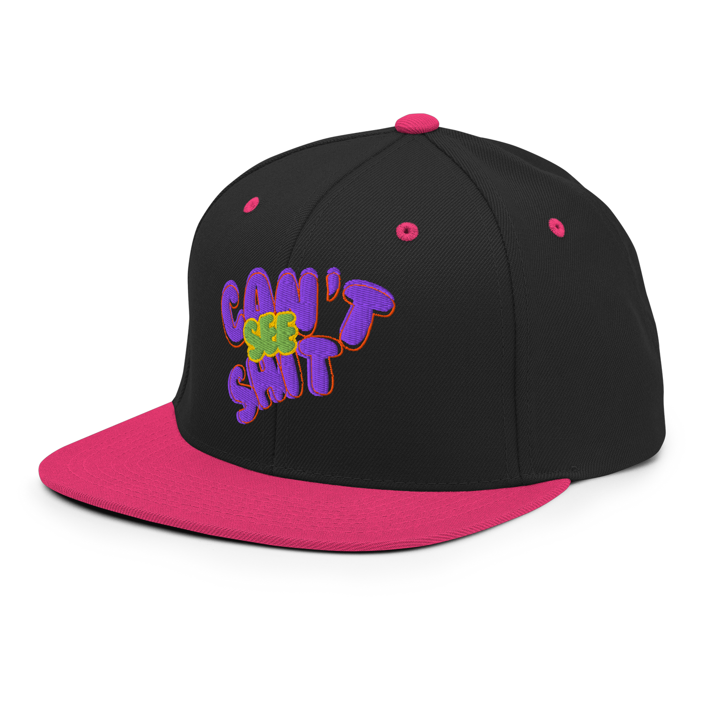 Can’t See Sh*t Snapback Hat | Playful Streetwear Accessory  BackBeat Wear