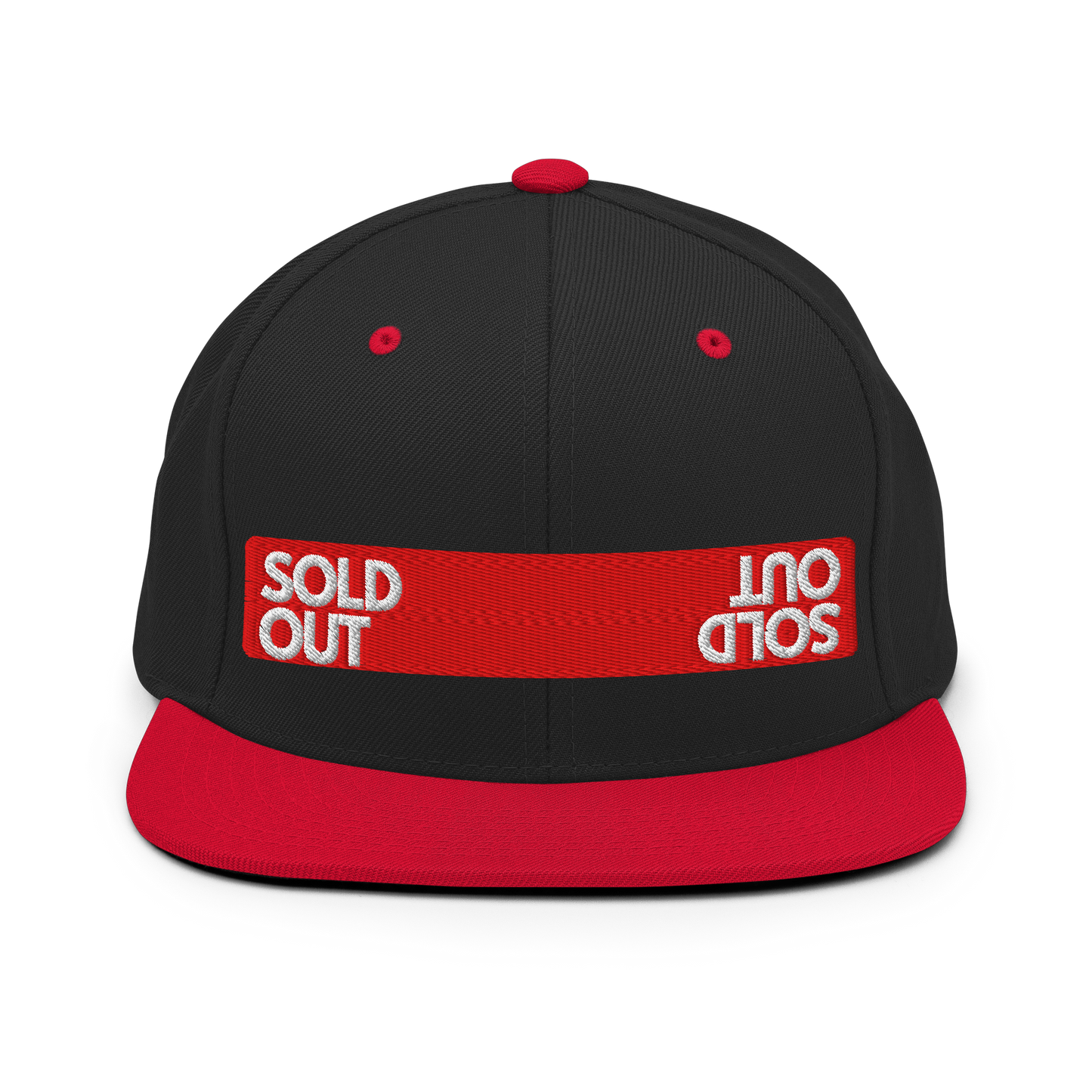 "SOLD OUT" Snapback Hat |  Embroidered Streetwear Cap  BackBeat Wear