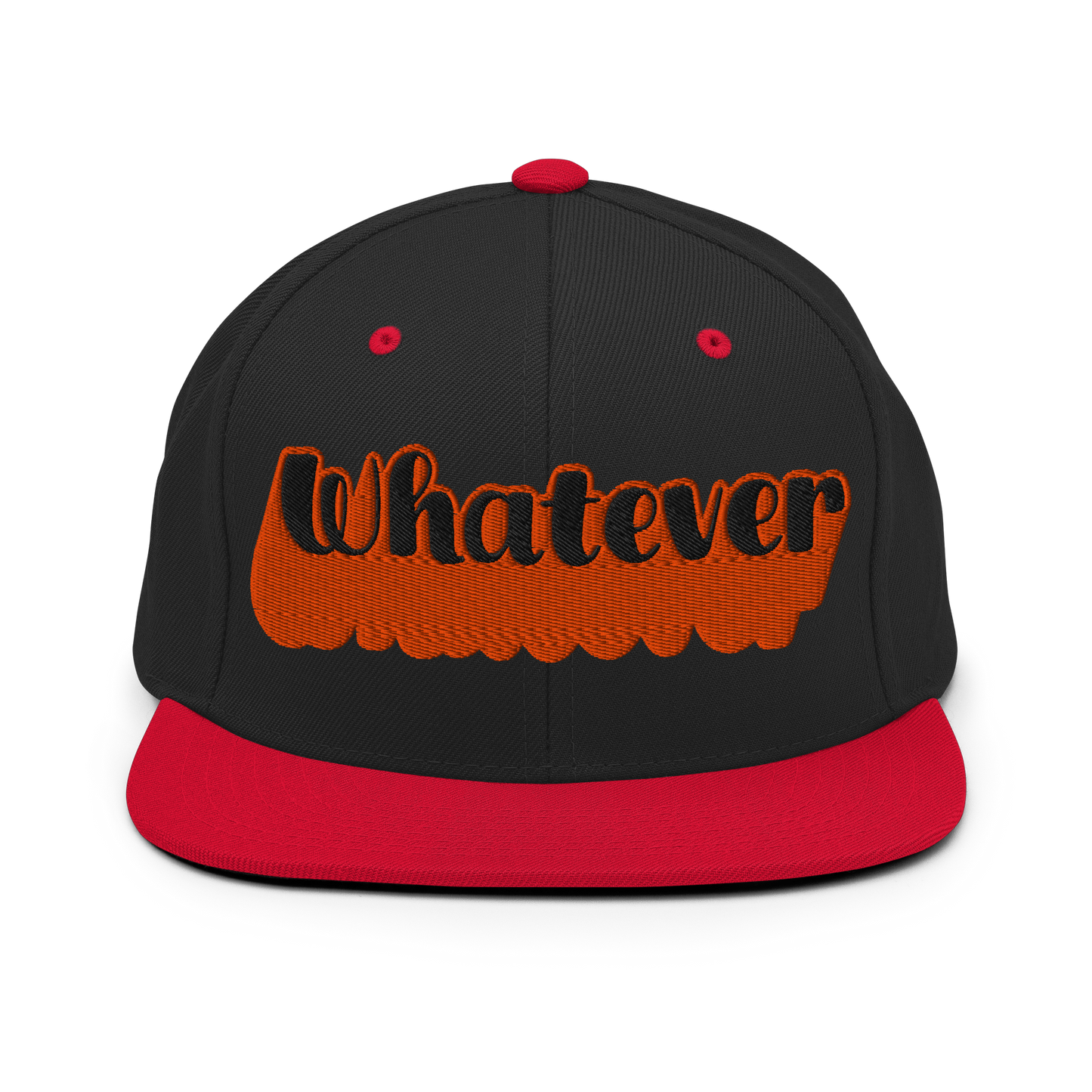 "Whatever" Snapback Hat | Urban Street Style Embroidered Cap  BackBeat Wear