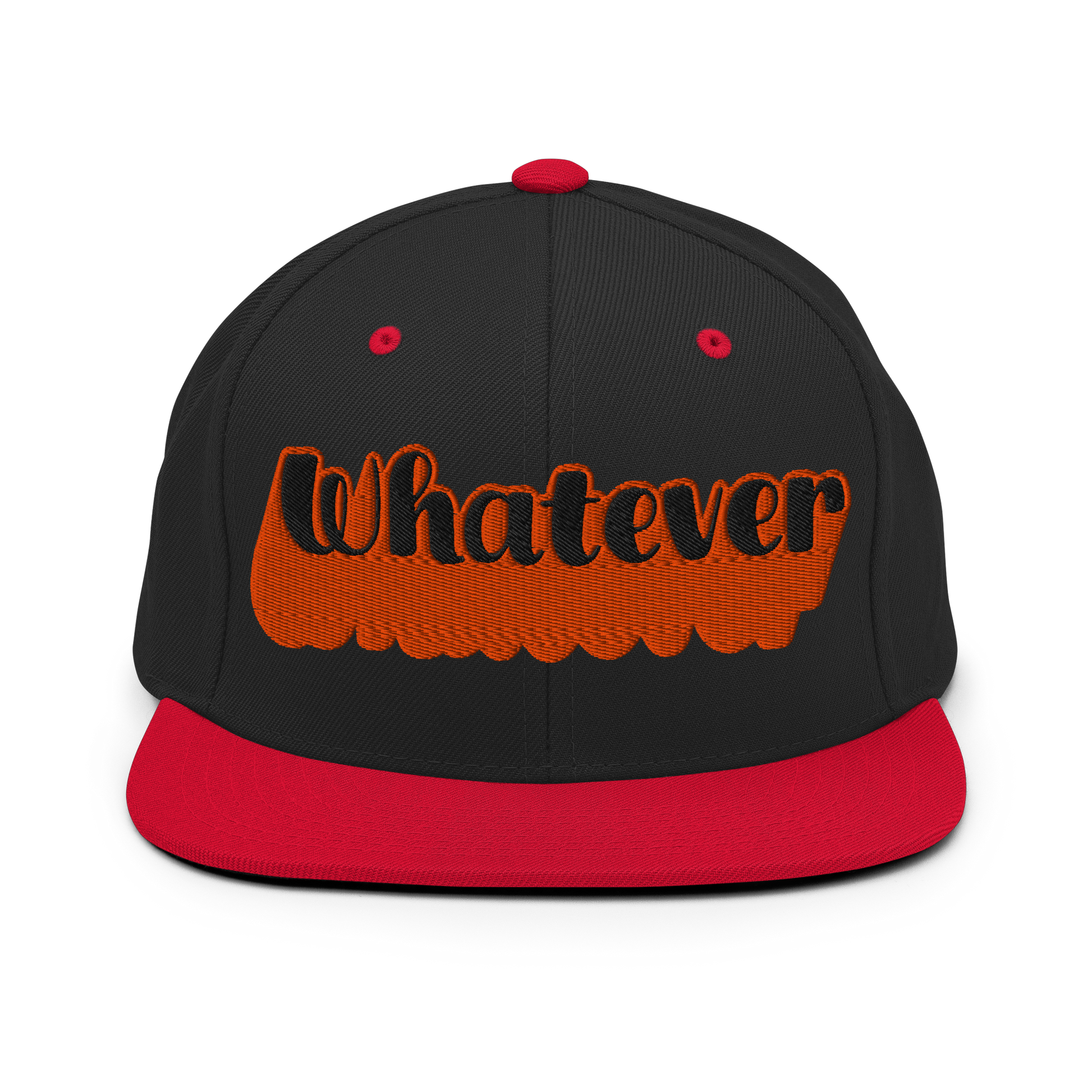 "Whatever" Snapback Hat | Urban Street Style Embroidered Cap  BackBeat Wear