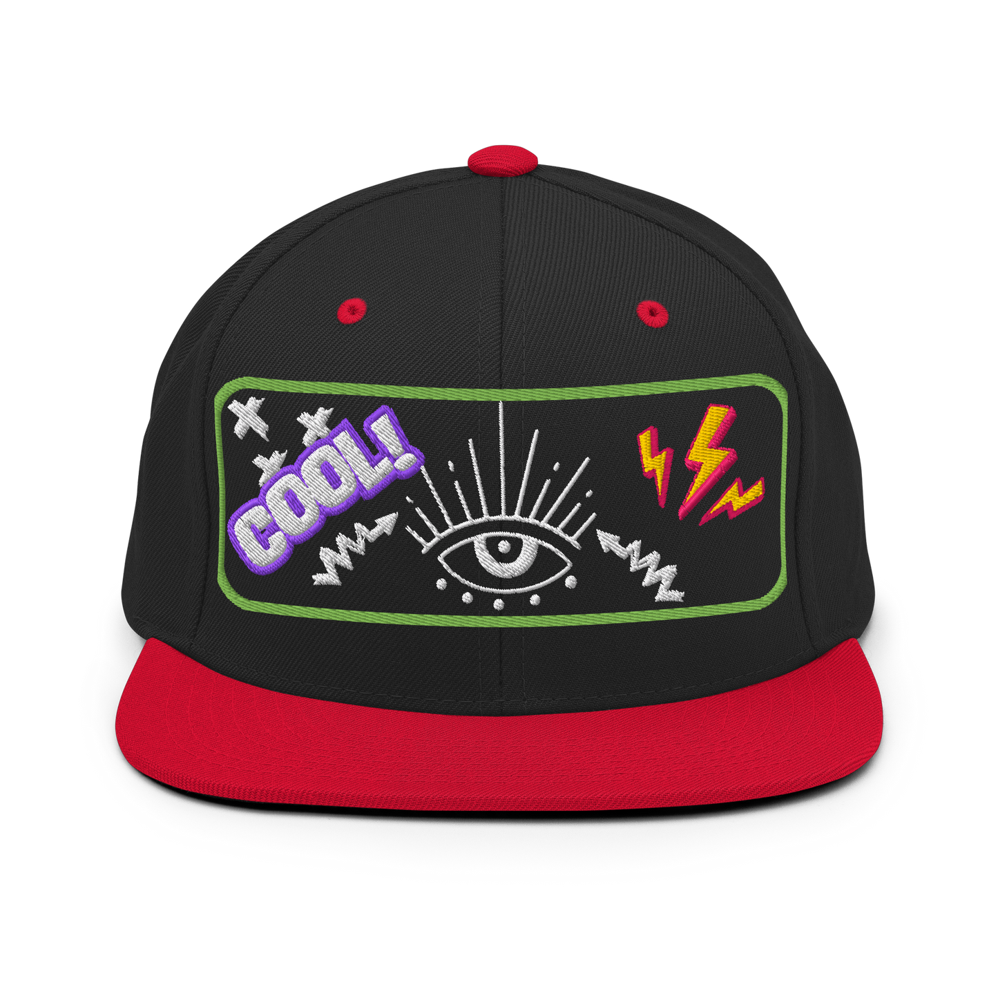 Electric Vision Snapback | Bold Streetwear Hat with Eye Graphic BackBeat Wear