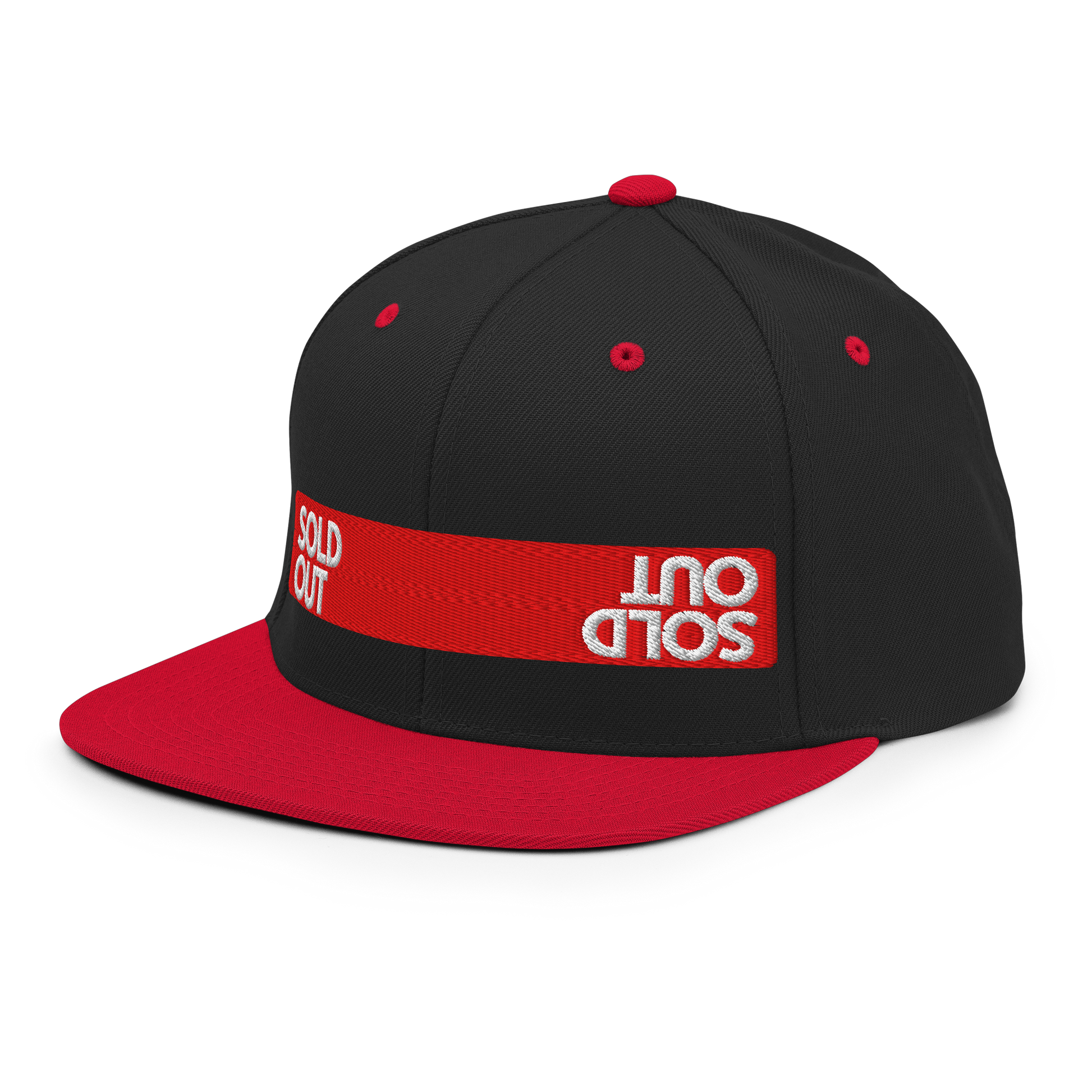 "SOLD OUT" Snapback Hat |  Embroidered Streetwear Cap  BackBeat Wear