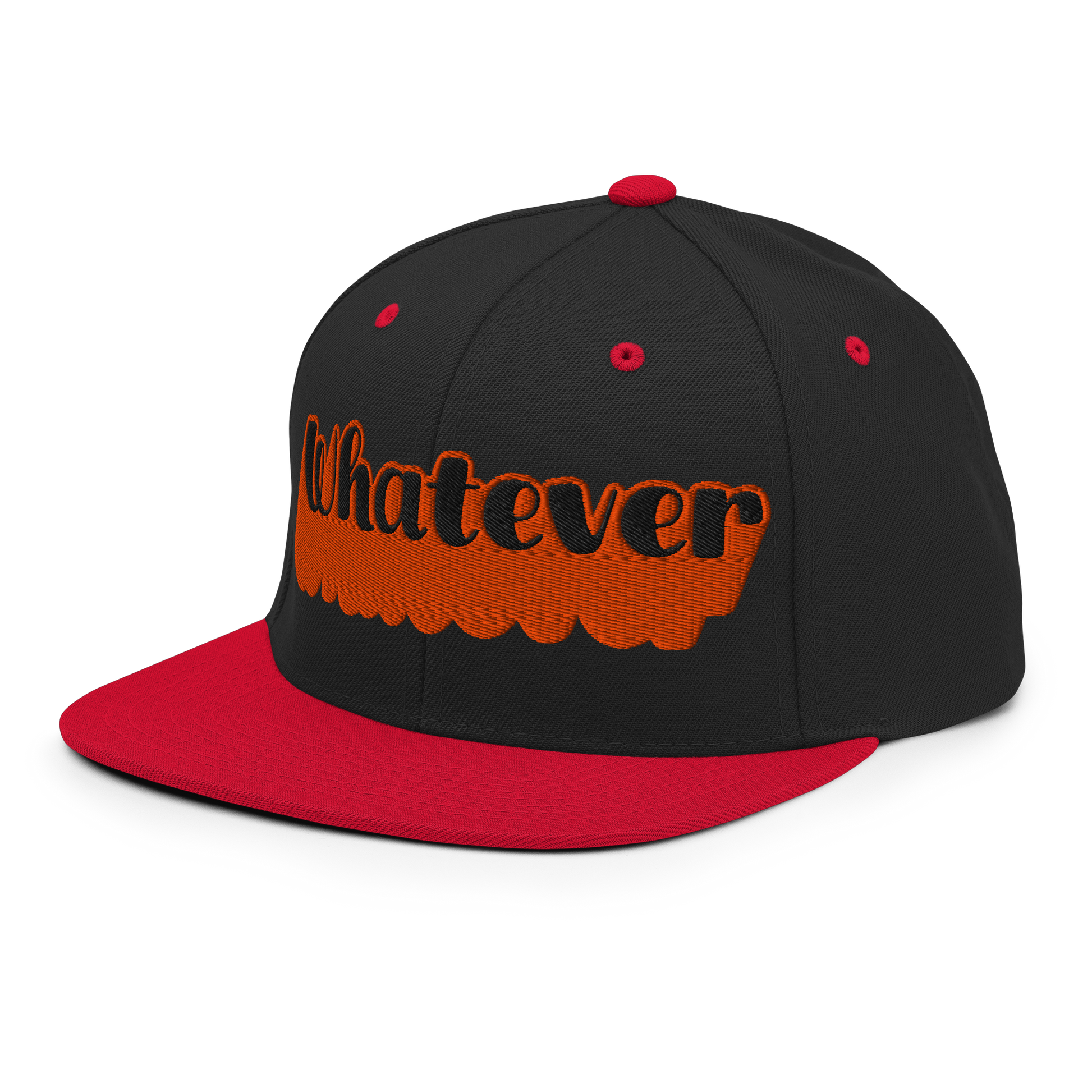 "Whatever" Snapback Hat | Urban Street Style Embroidered Cap  BackBeat Wear