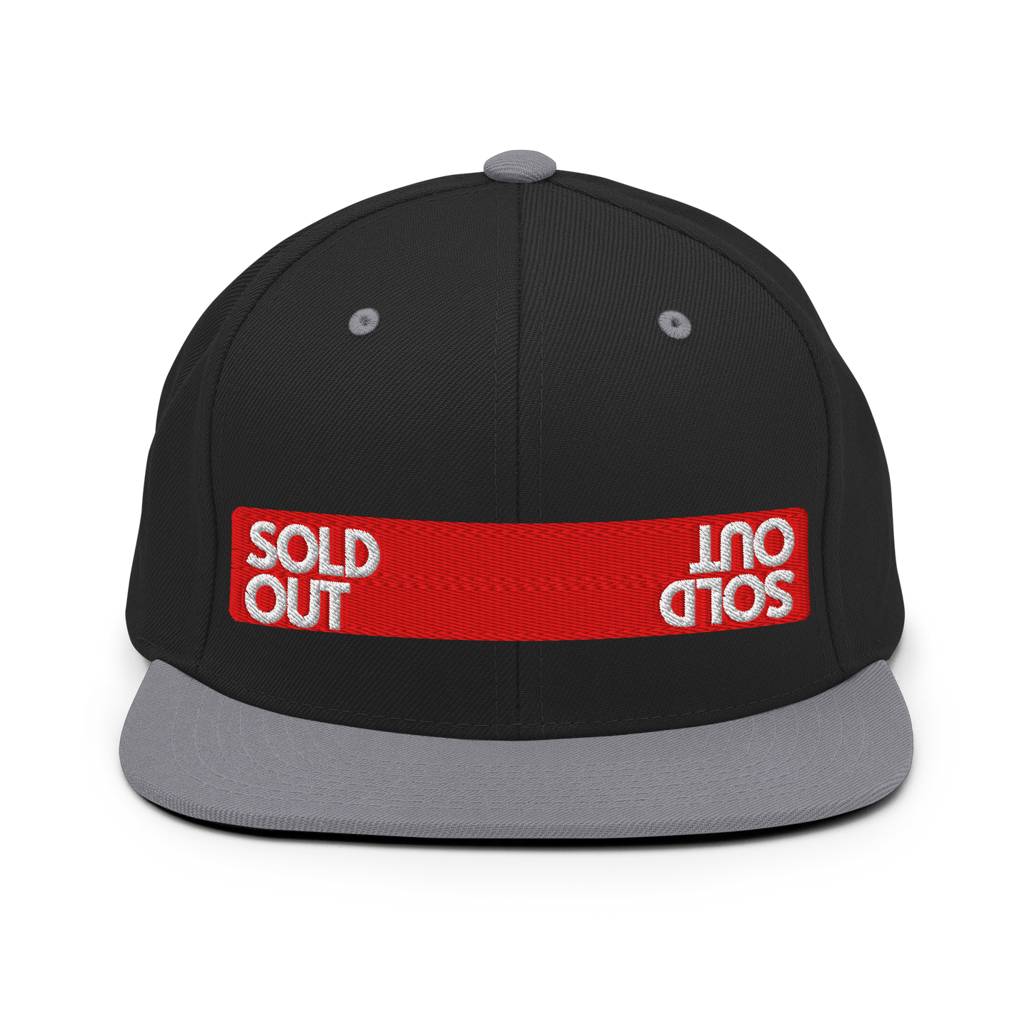 "SOLD OUT" Snapback Hat |  Embroidered Streetwear Cap  BackBeat Wear