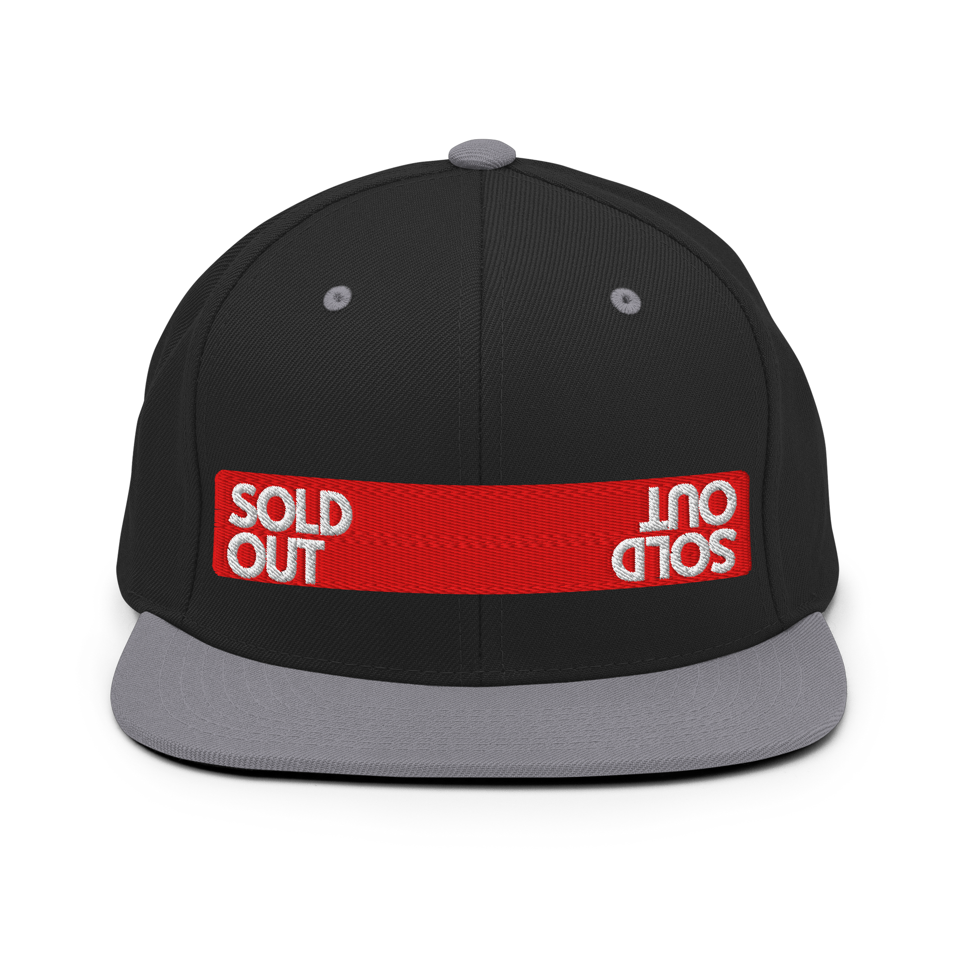 "SOLD OUT" Snapback Hat |  Embroidered Streetwear Cap  BackBeat Wear