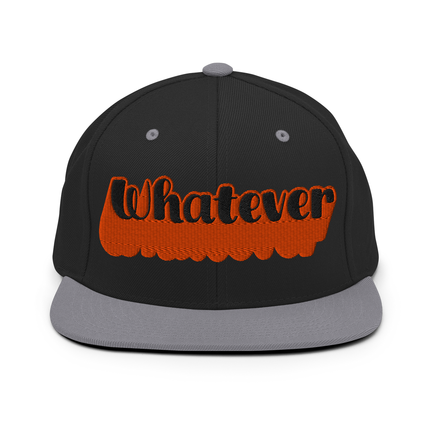 "Whatever" Snapback Hat | Urban Street Style Embroidered Cap  BackBeat Wear