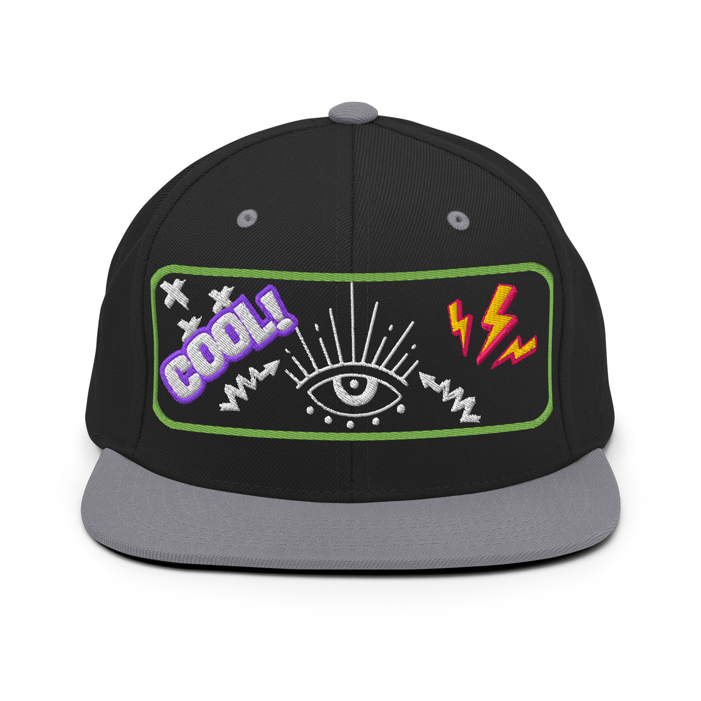 Electric Vision Snapback | Bold Streetwear Hat with Eye Graphic BackBeat Wear