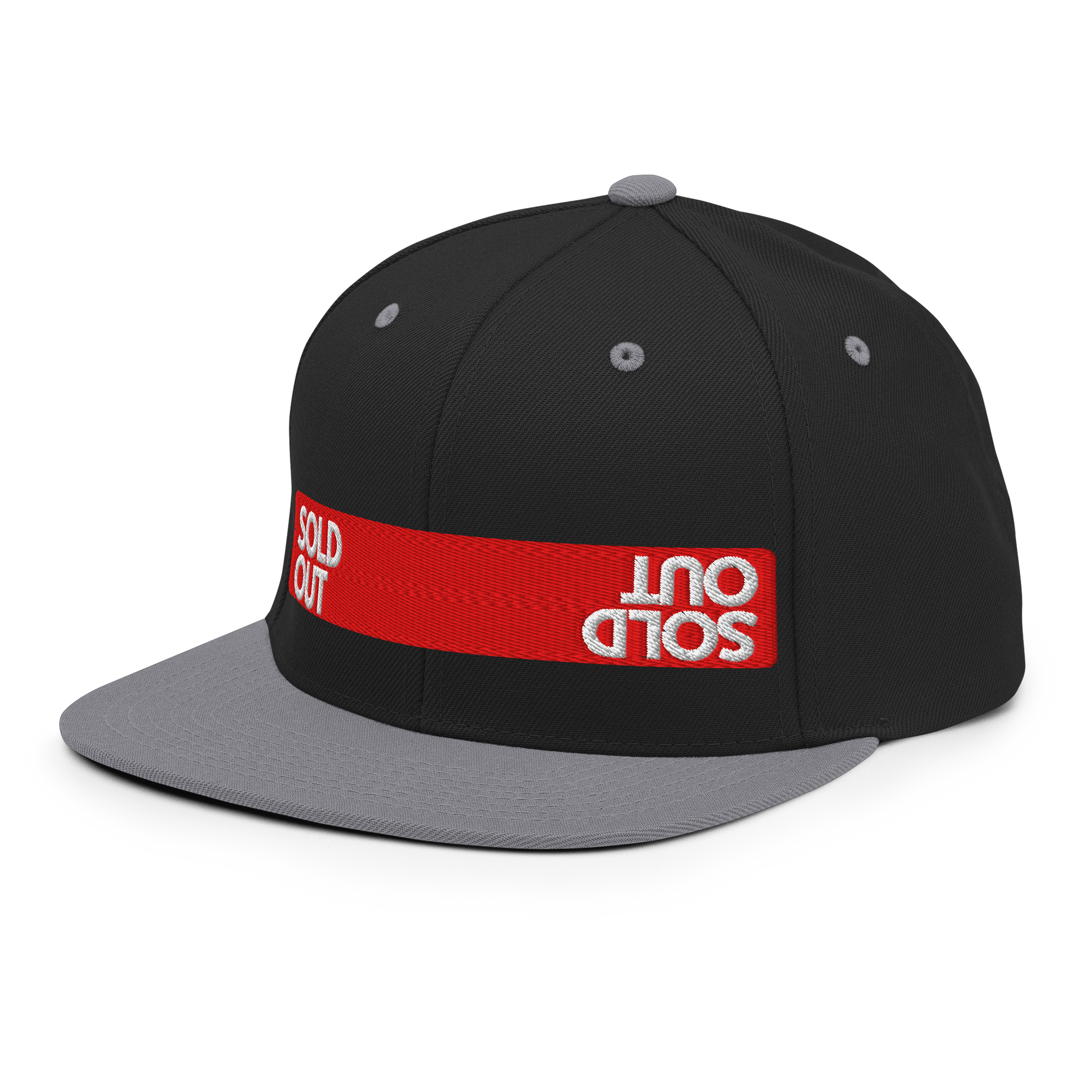 "SOLD OUT" Snapback Hat |  Embroidered Streetwear Cap  BackBeat Wear
