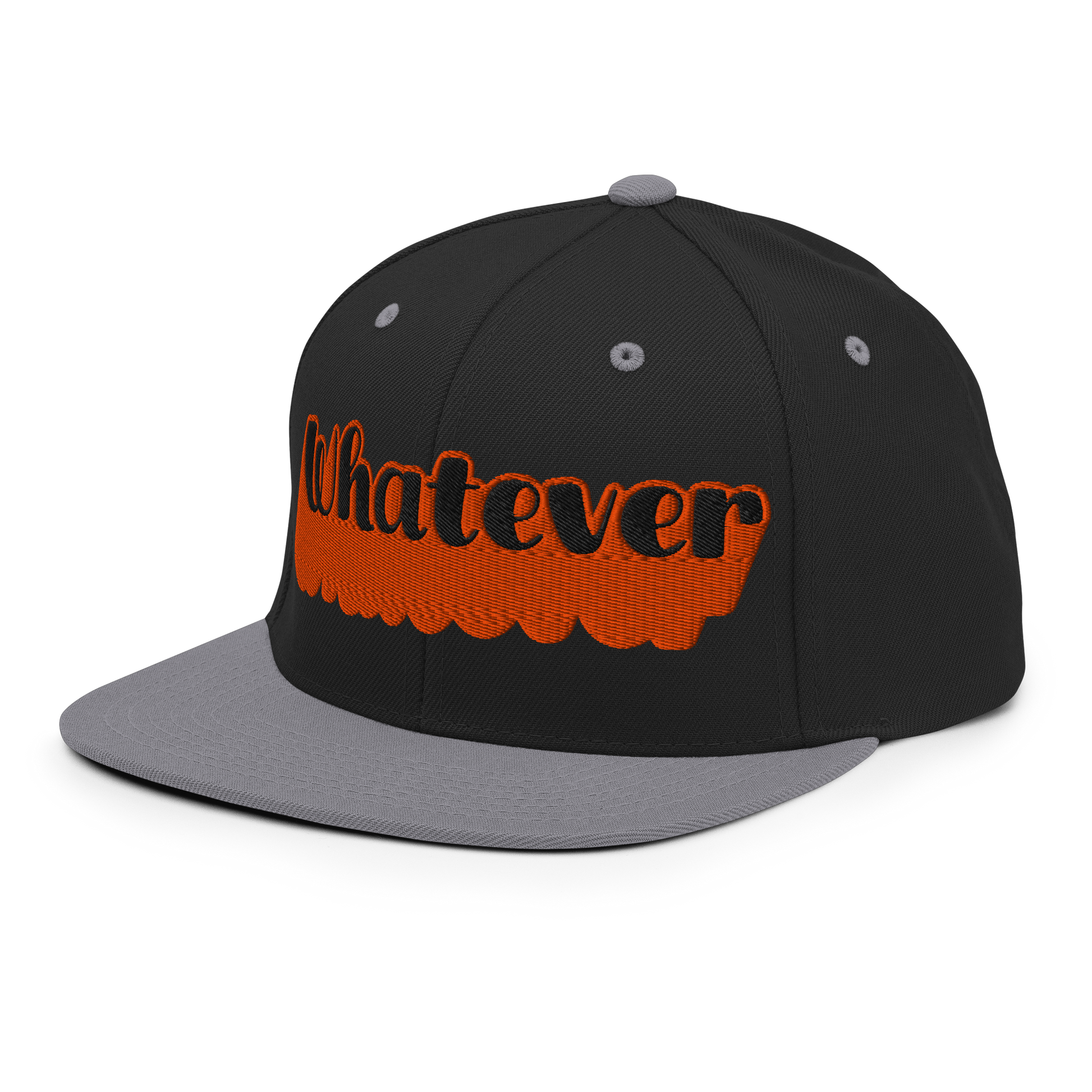 "Whatever" Snapback Hat | Urban Street Style Embroidered Cap  BackBeat Wear
