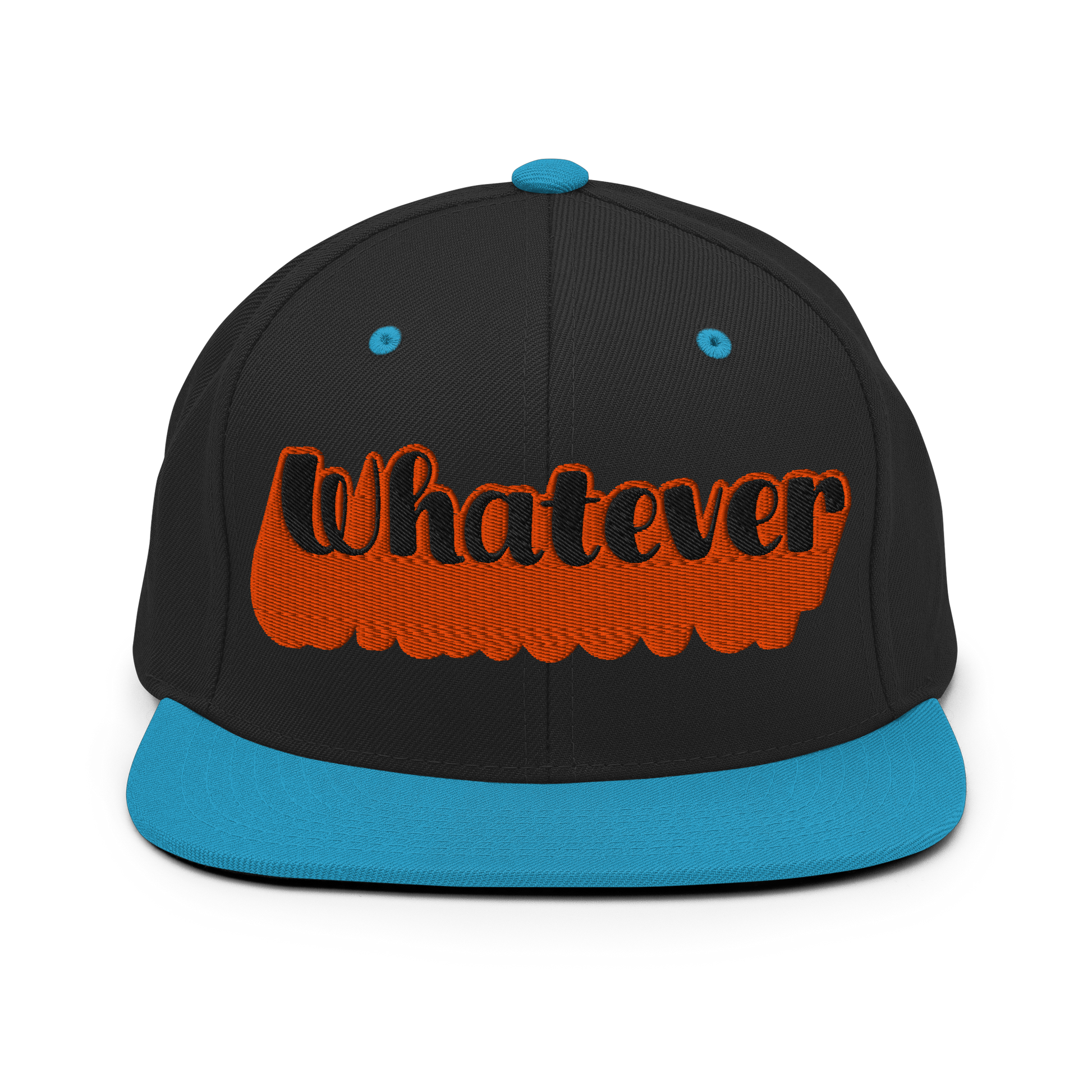 "Whatever" Snapback Hat | Urban Street Style Embroidered Cap  BackBeat Wear