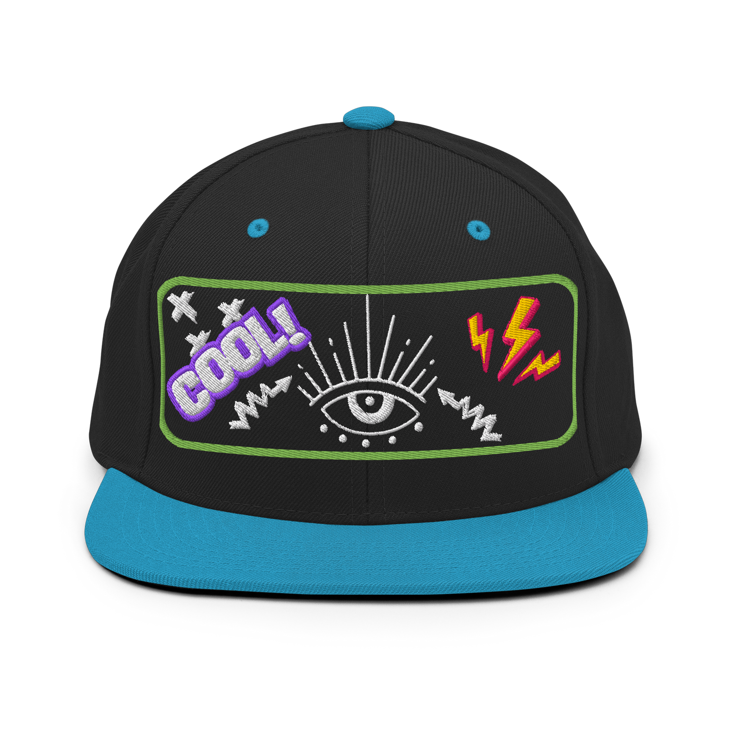 Electric Vision Snapback | Bold Streetwear Hat with Eye Graphic BackBeat Wear