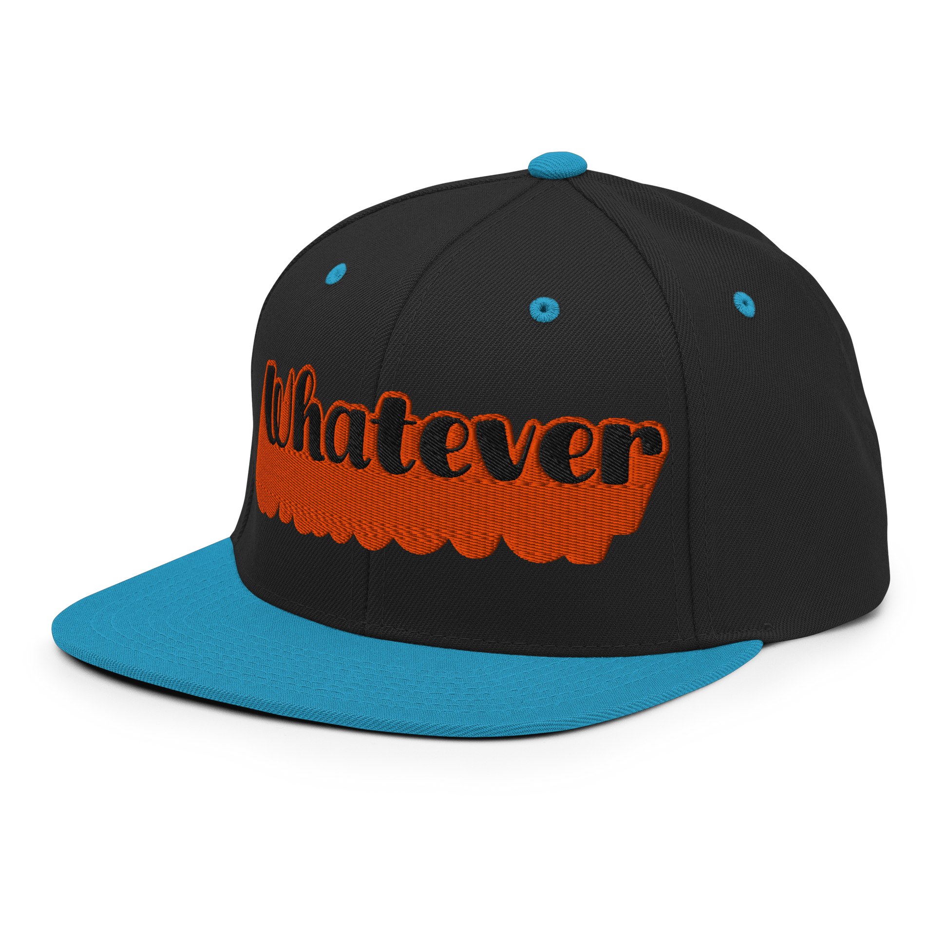 "Whatever" Snapback Hat | Urban Street Style Embroidered Cap  BackBeat Wear