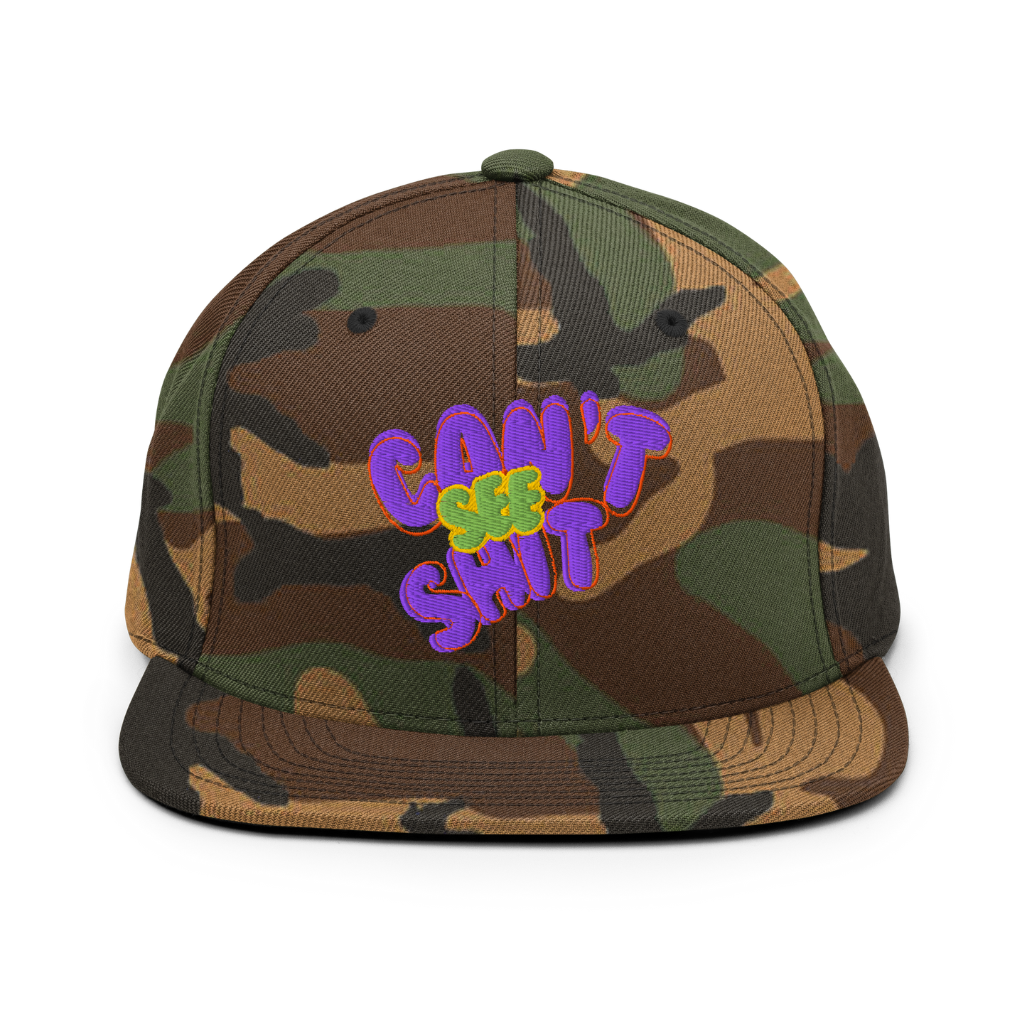 Can’t See Sh*t Snapback Hat | Playful Streetwear Accessory  BackBeat Wear