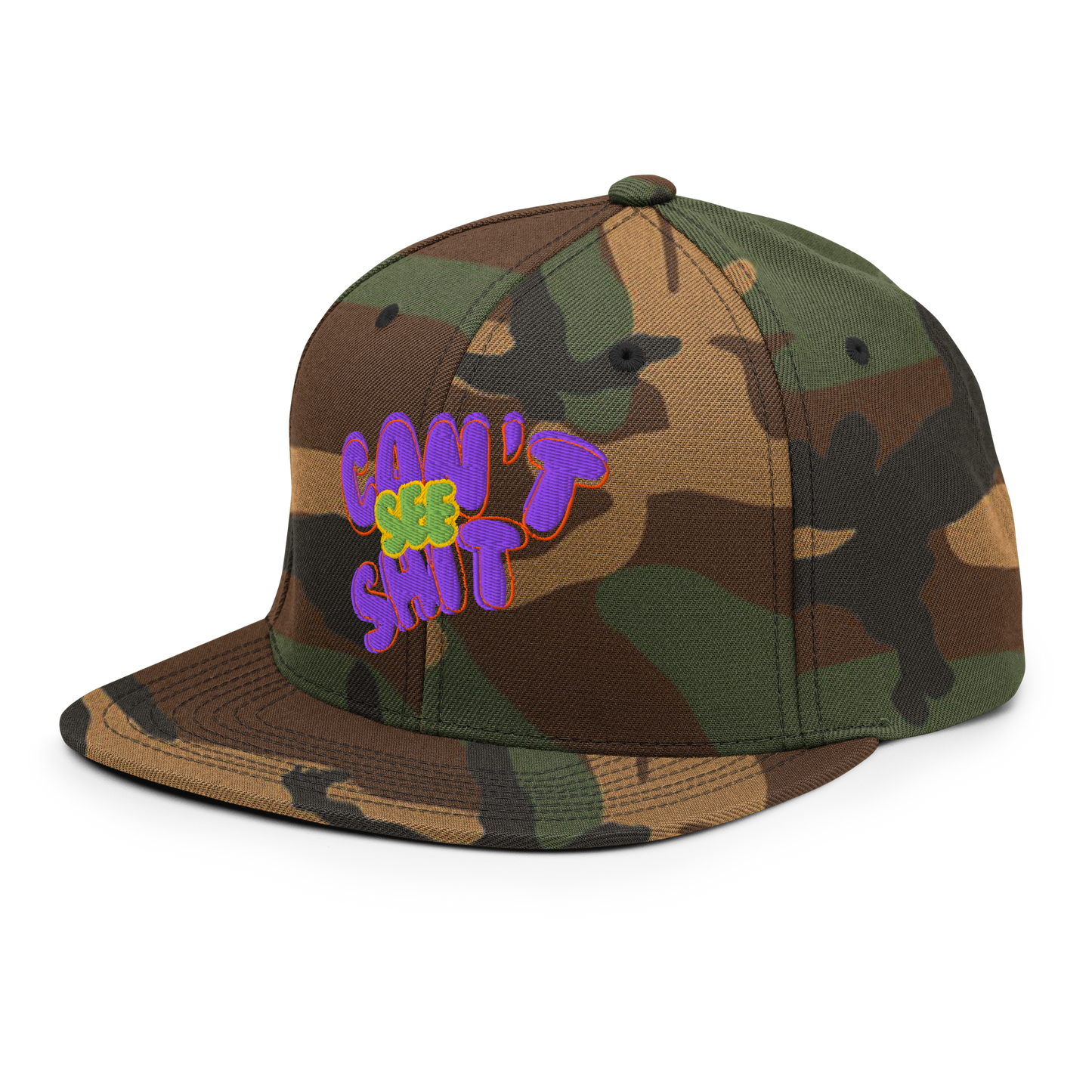 Can’t See Sh*t Snapback Hat | Playful Streetwear Accessory  BackBeat Wear