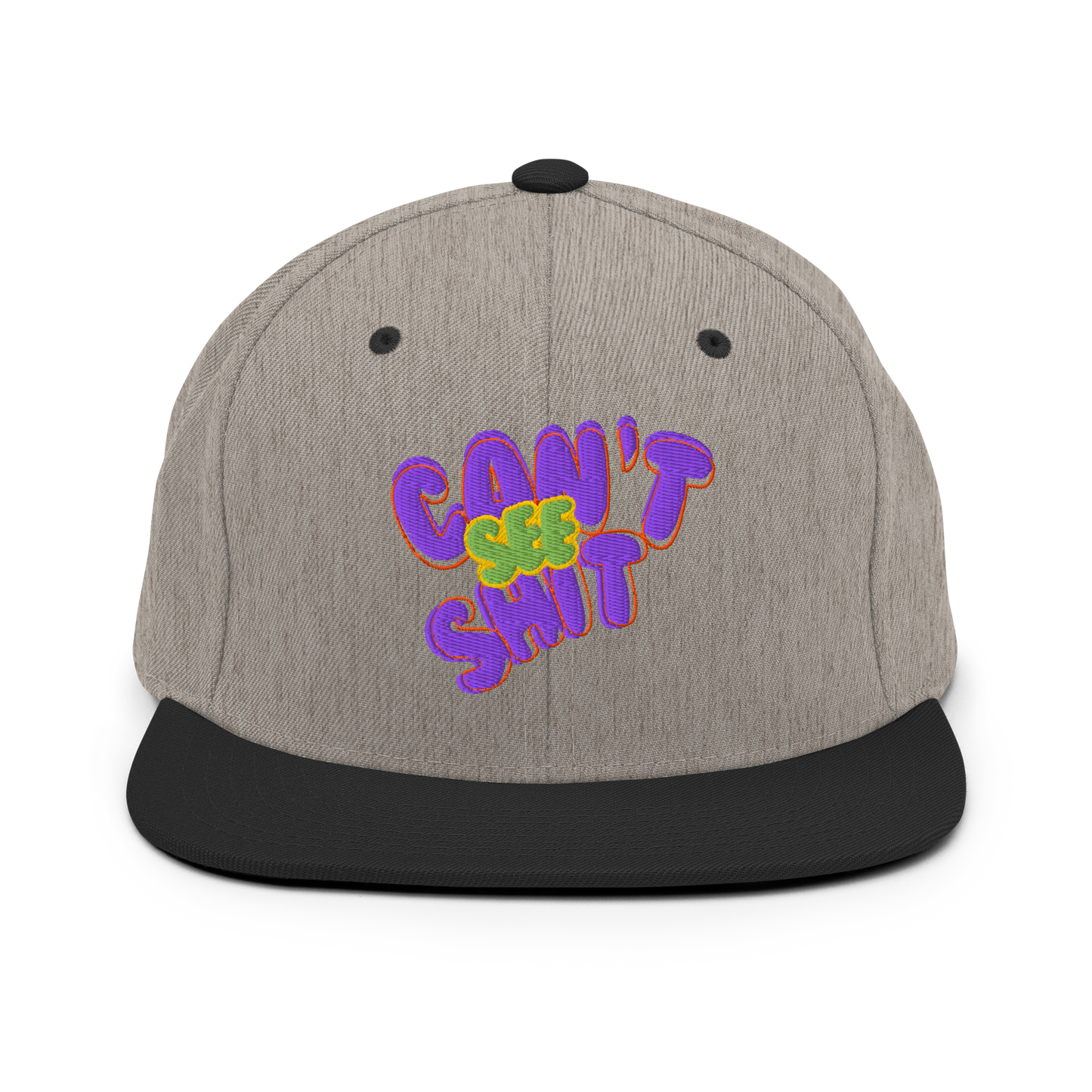 Can’t See Sh*t Snapback Hat | Playful Streetwear Accessory  BackBeat Wear