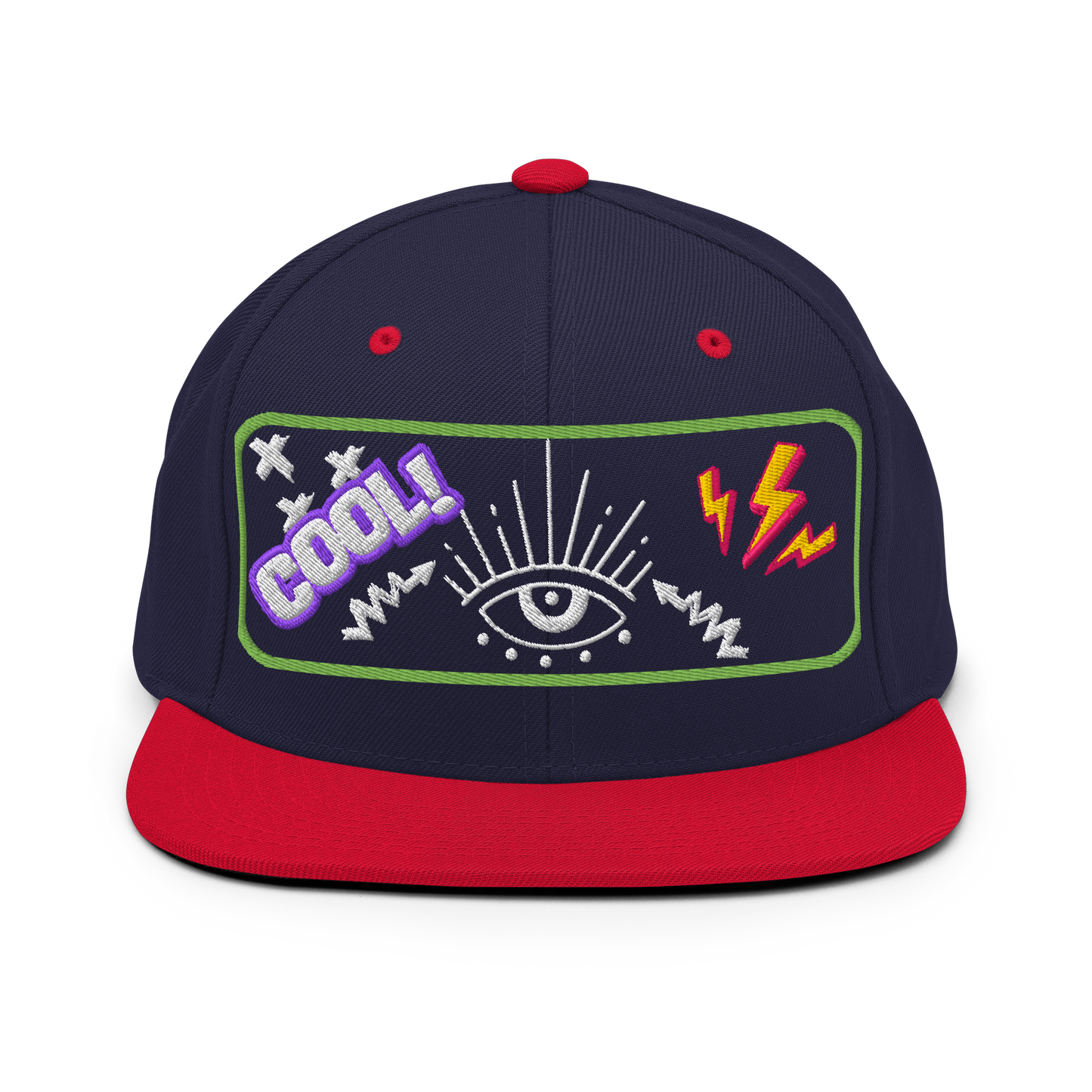 Electric Vision Snapback | Bold Streetwear Hat with Eye Graphic BackBeat Wear