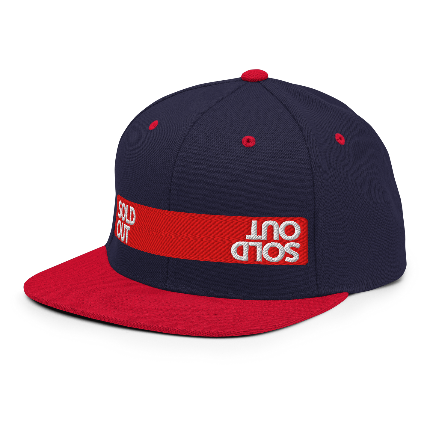 "SOLD OUT" Snapback Hat |  Embroidered Streetwear Cap  BackBeat Wear