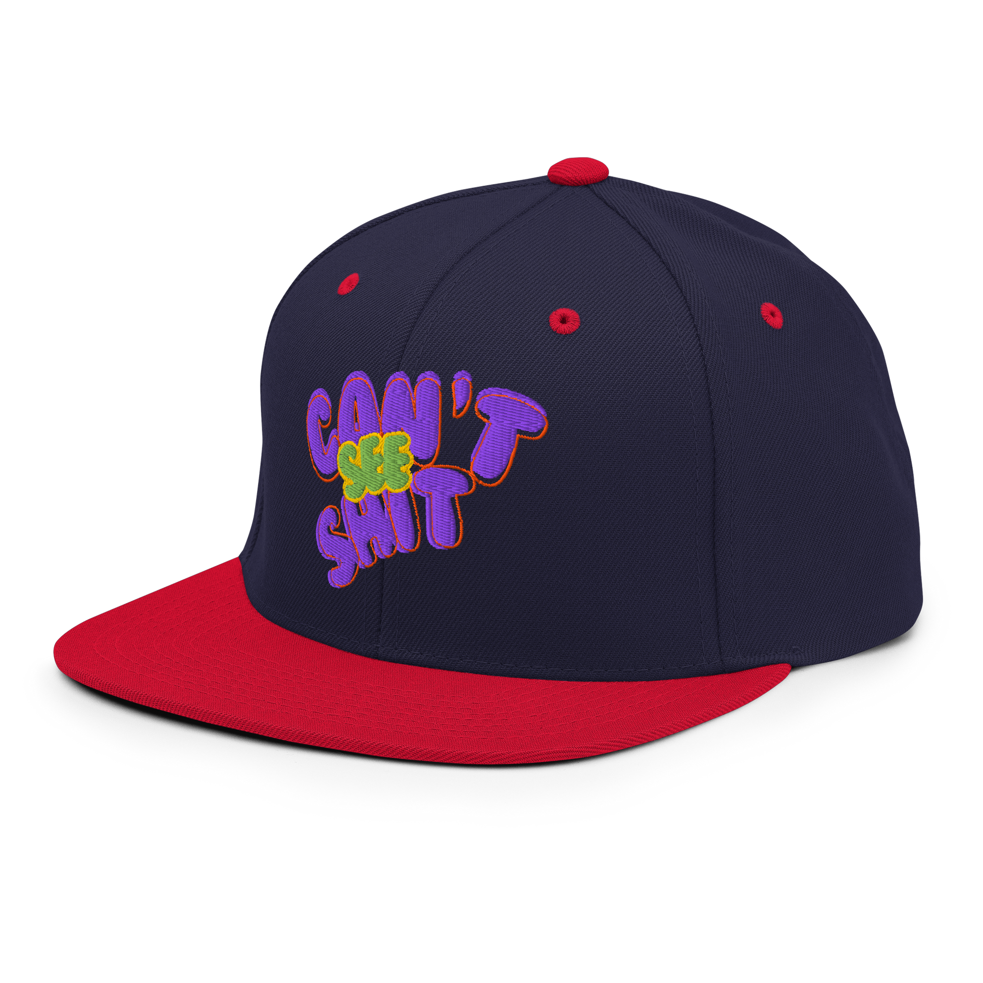 Can’t See Sh*t Snapback Hat | Playful Streetwear Accessory  BackBeat Wear