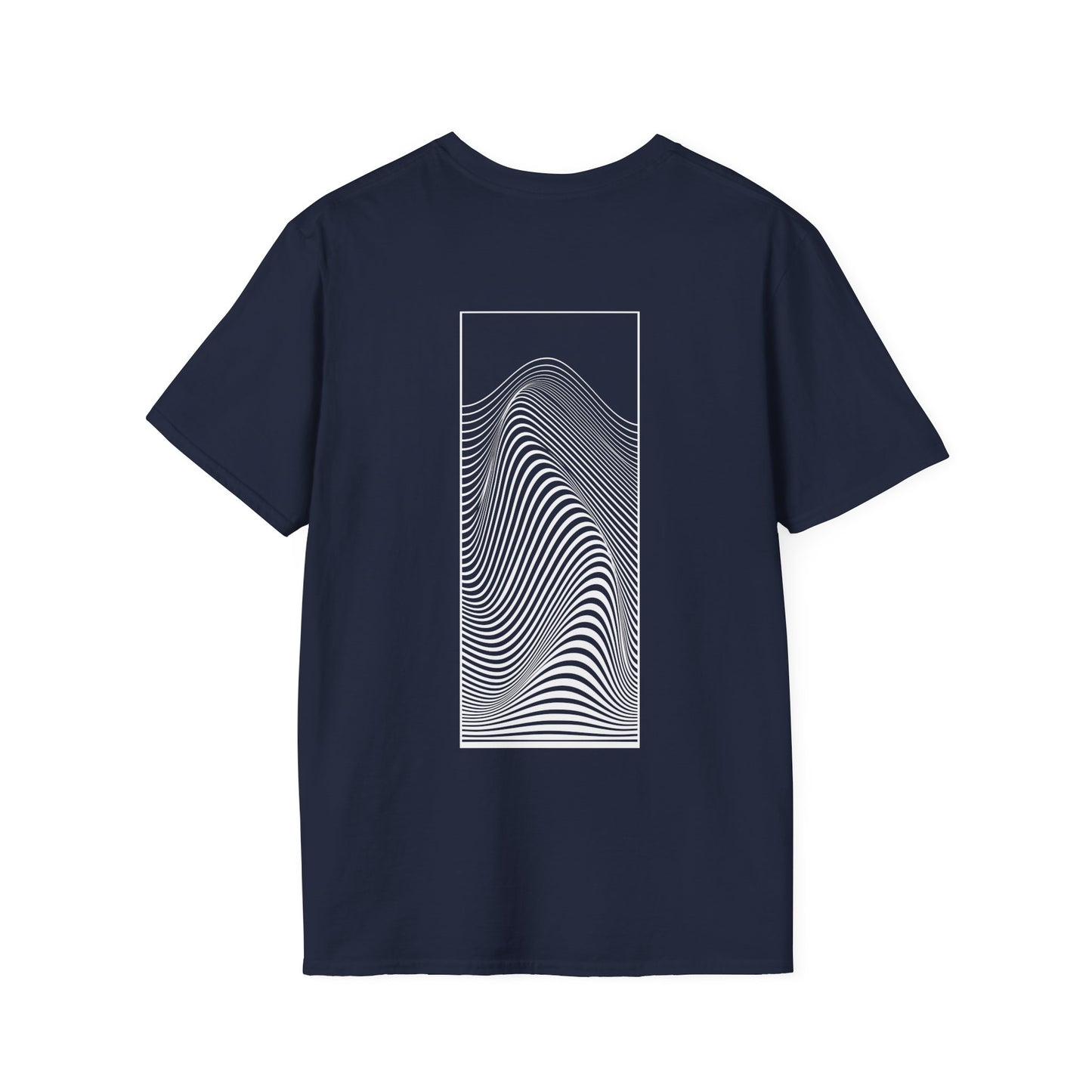 Waveform Meditation T-Shirt | Minimalist Zen Design - BackBeat Wear 